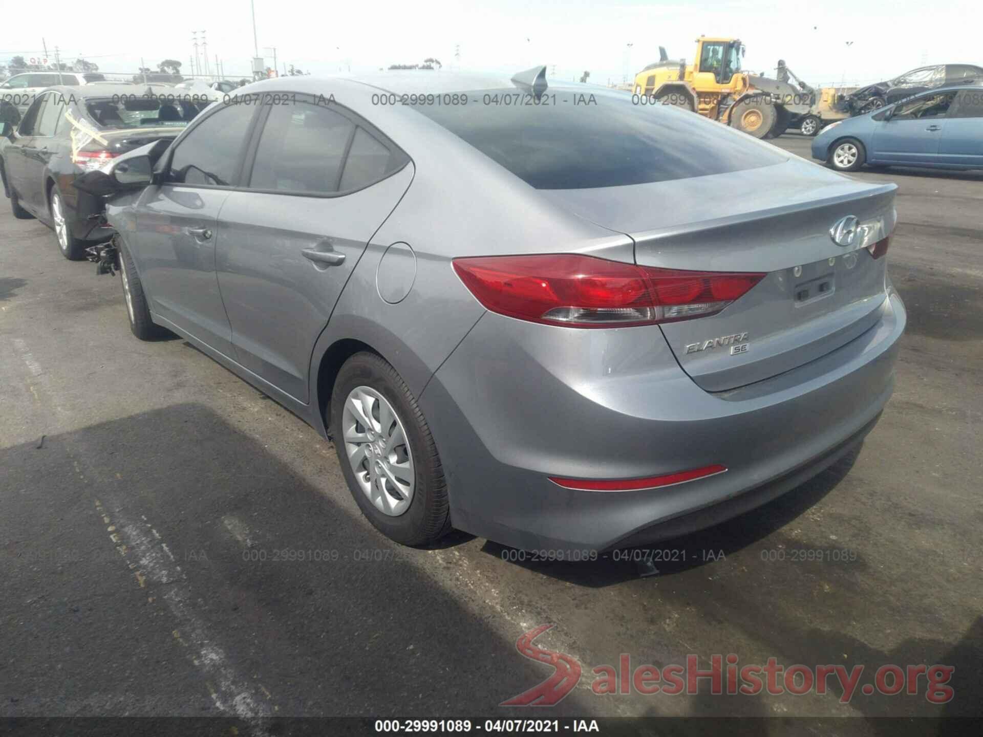 5NPD74LF9HH072544 2017 HYUNDAI ELANTRA