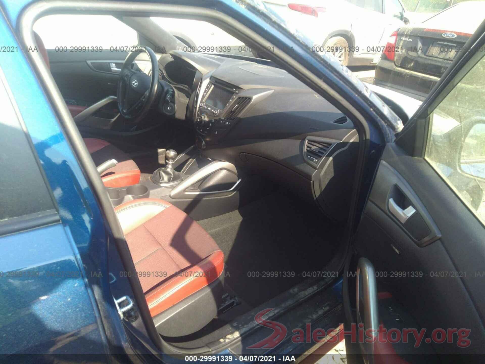 KMHTC6AE9GU271879 2016 HYUNDAI VELOSTER