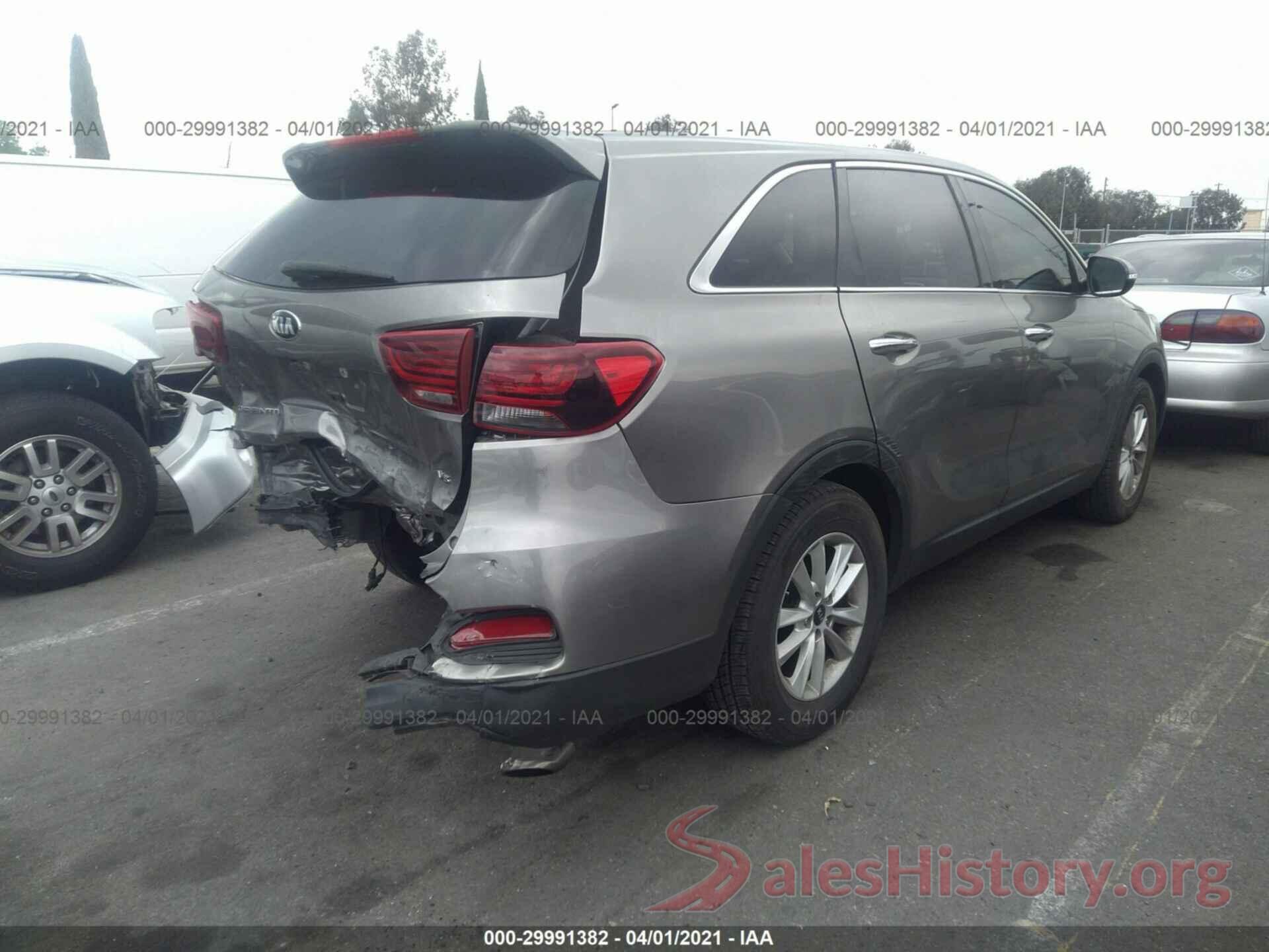 5XYPG4A55KG488922 2019 KIA SORENTO