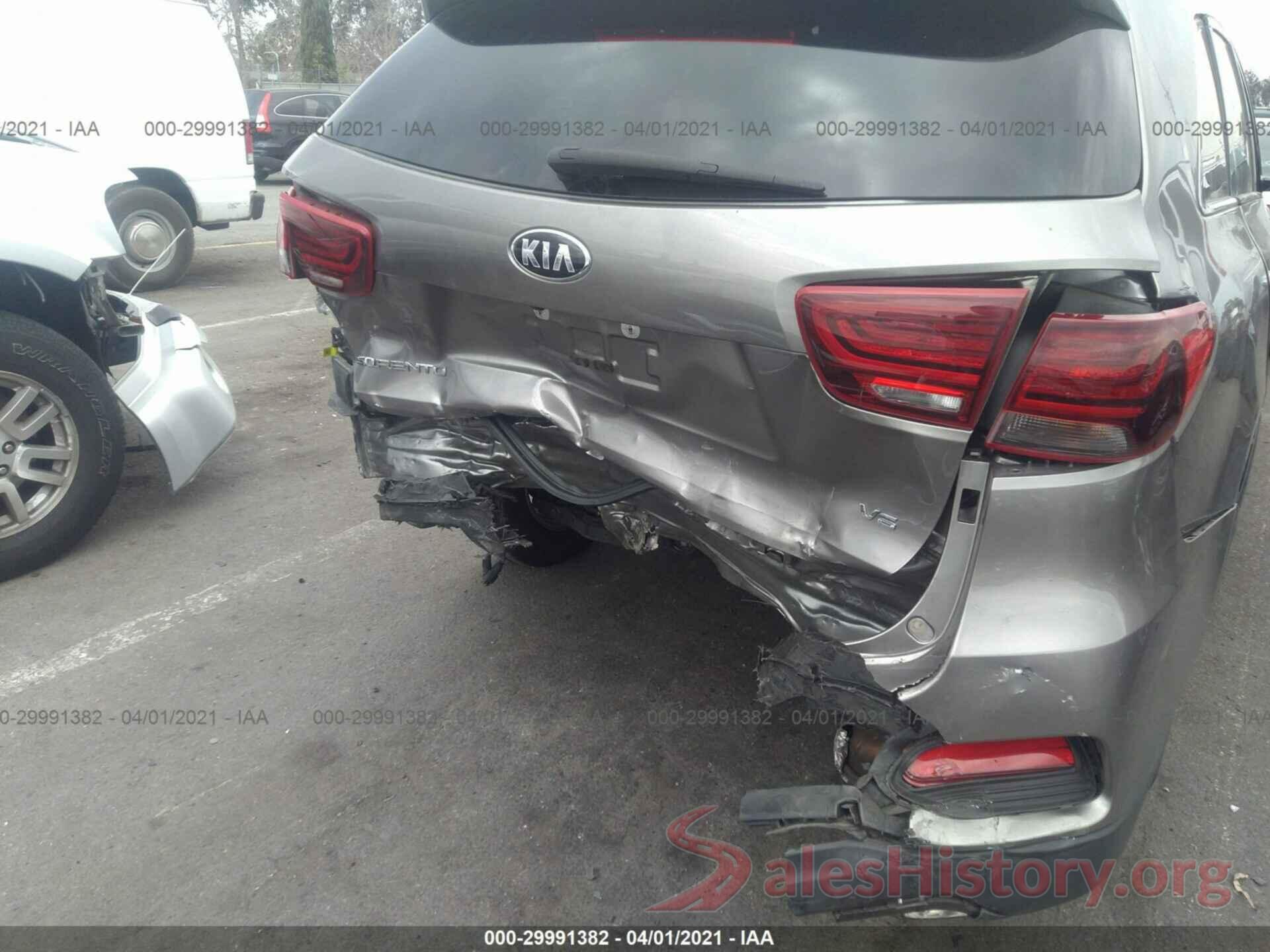 5XYPG4A55KG488922 2019 KIA SORENTO