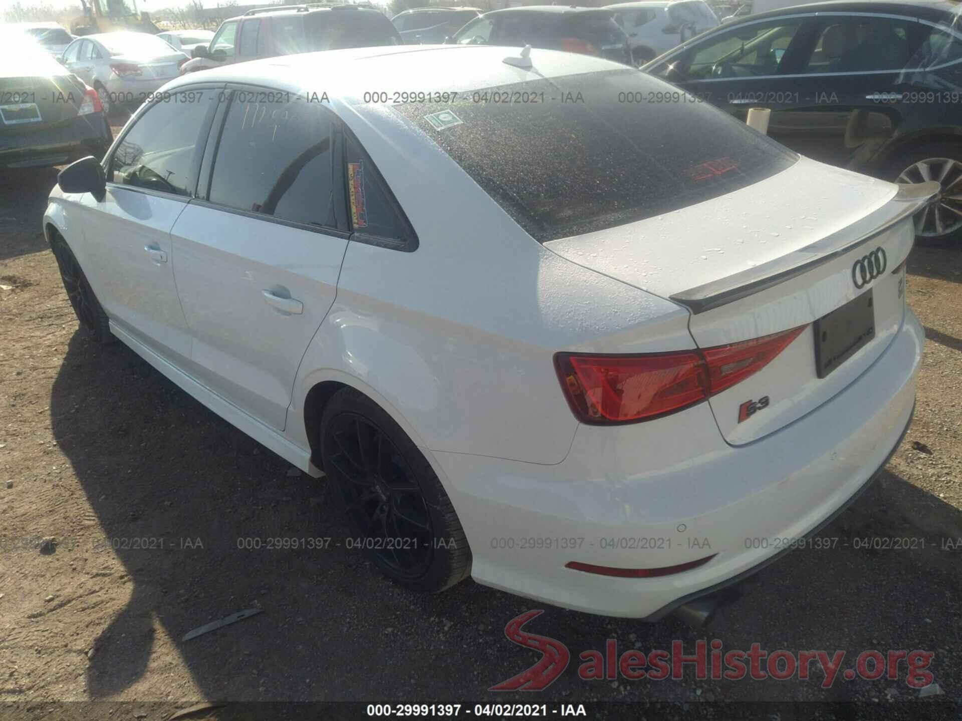 WAUB1GFF3G1037135 2016 AUDI S3