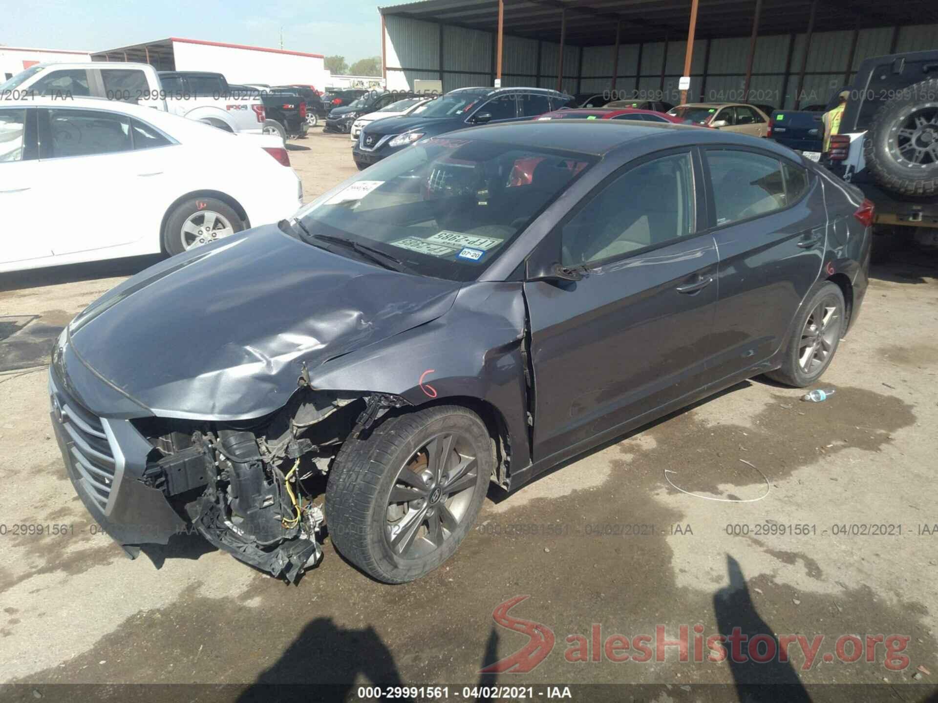 5NPD84LF3JH377864 2018 HYUNDAI ELANTRA