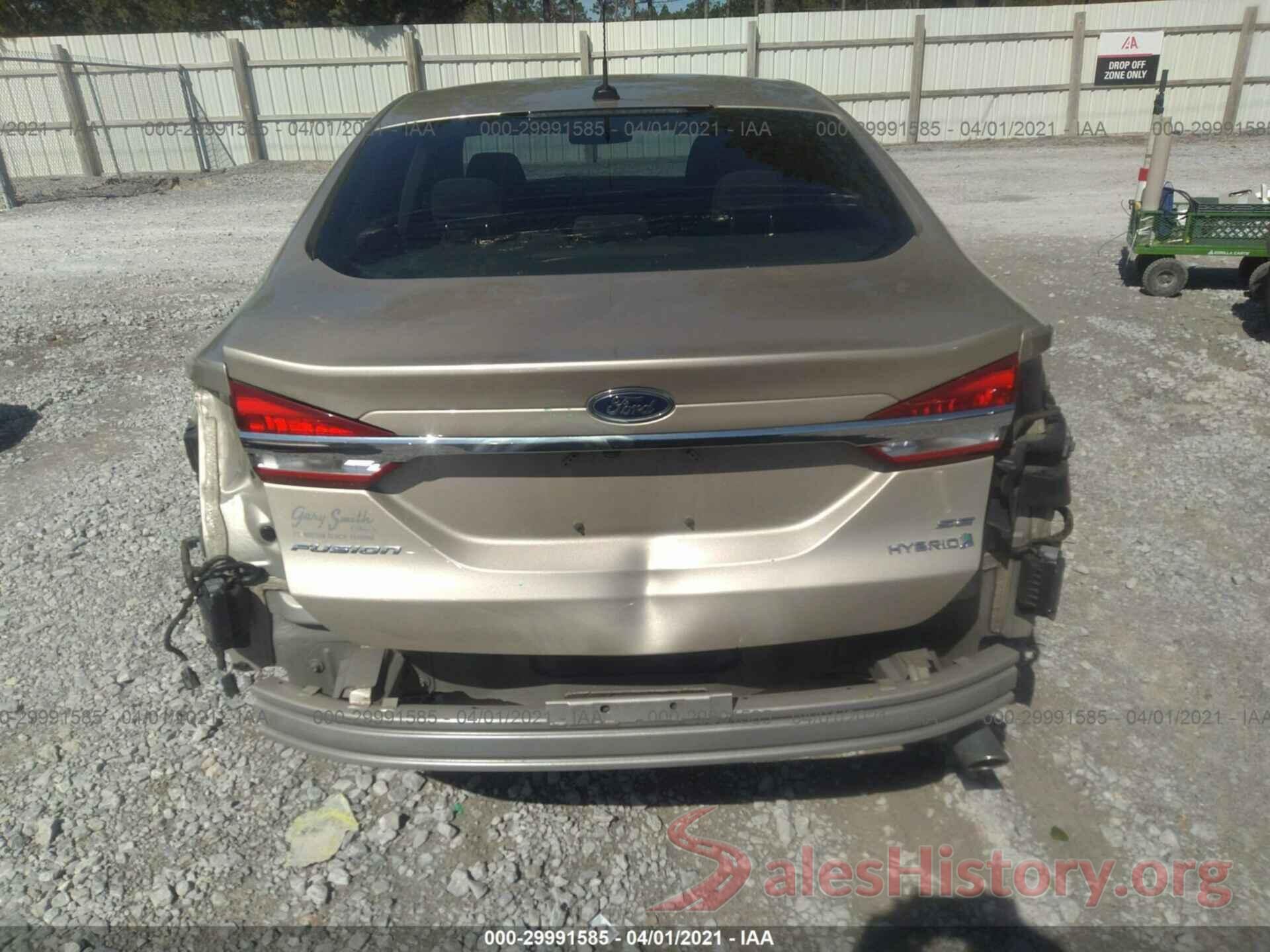 3FA6P0LU9HR318270 2017 FORD FUSION