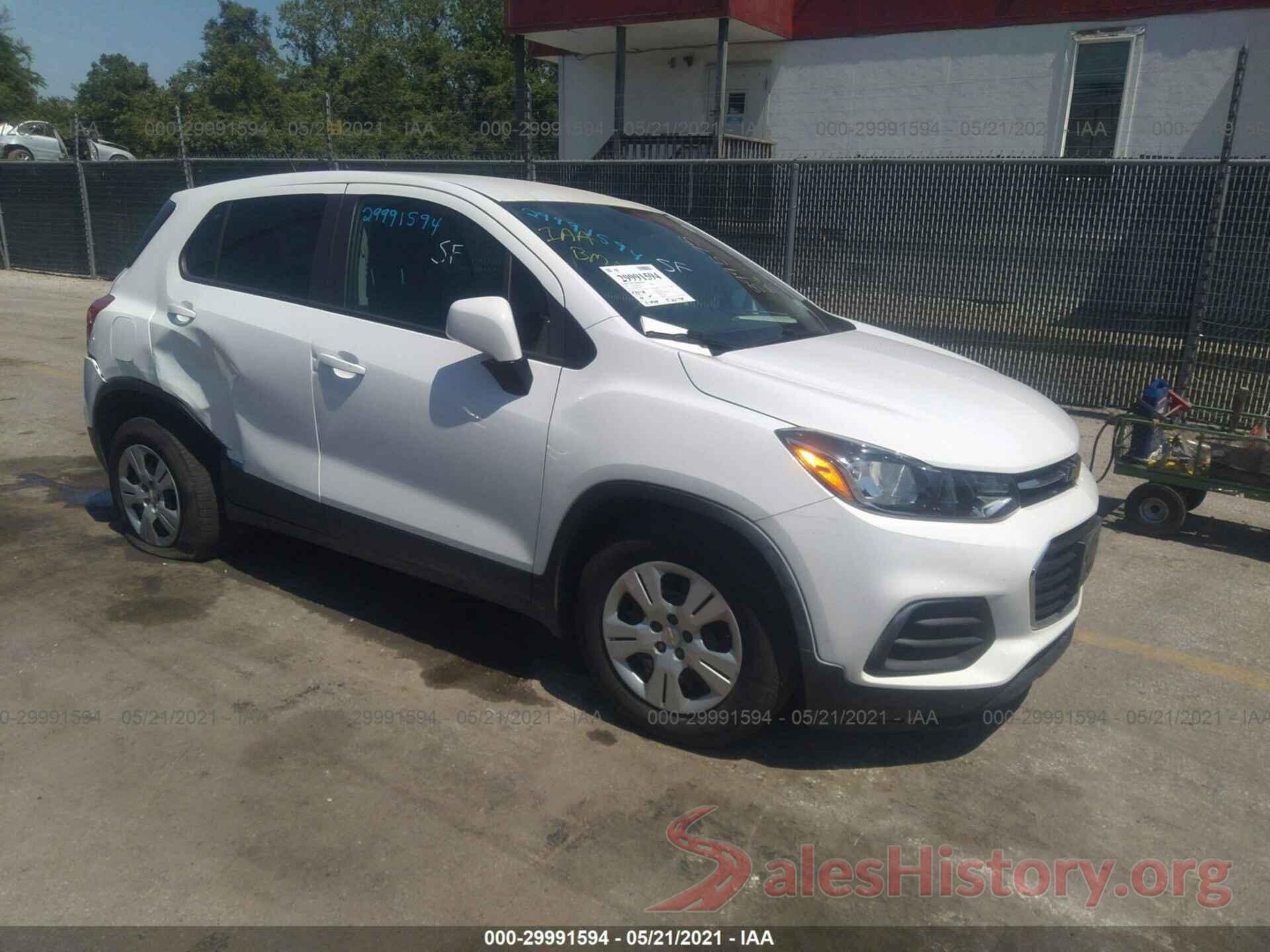 KL7CJKSB7JB732777 2018 CHEVROLET TRAX