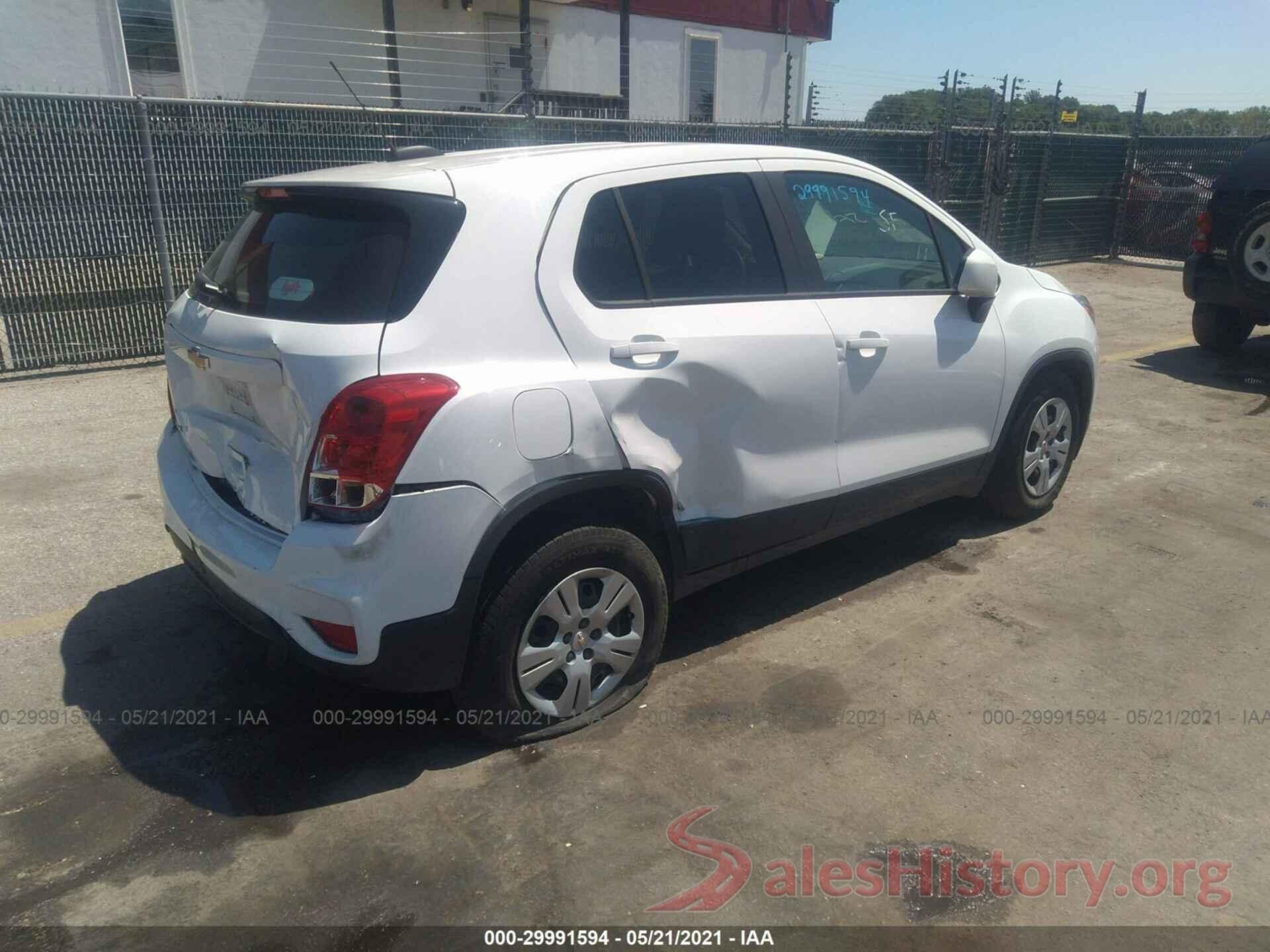 KL7CJKSB7JB732777 2018 CHEVROLET TRAX