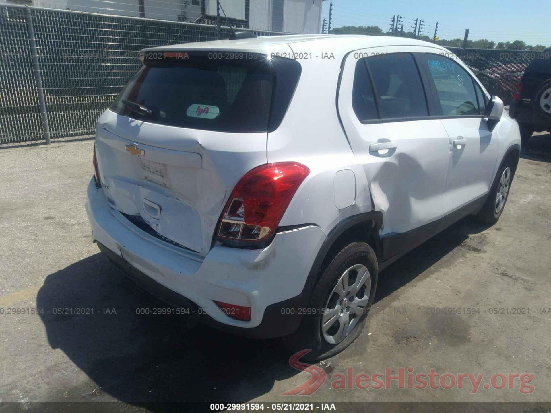 KL7CJKSB7JB732777 2018 CHEVROLET TRAX