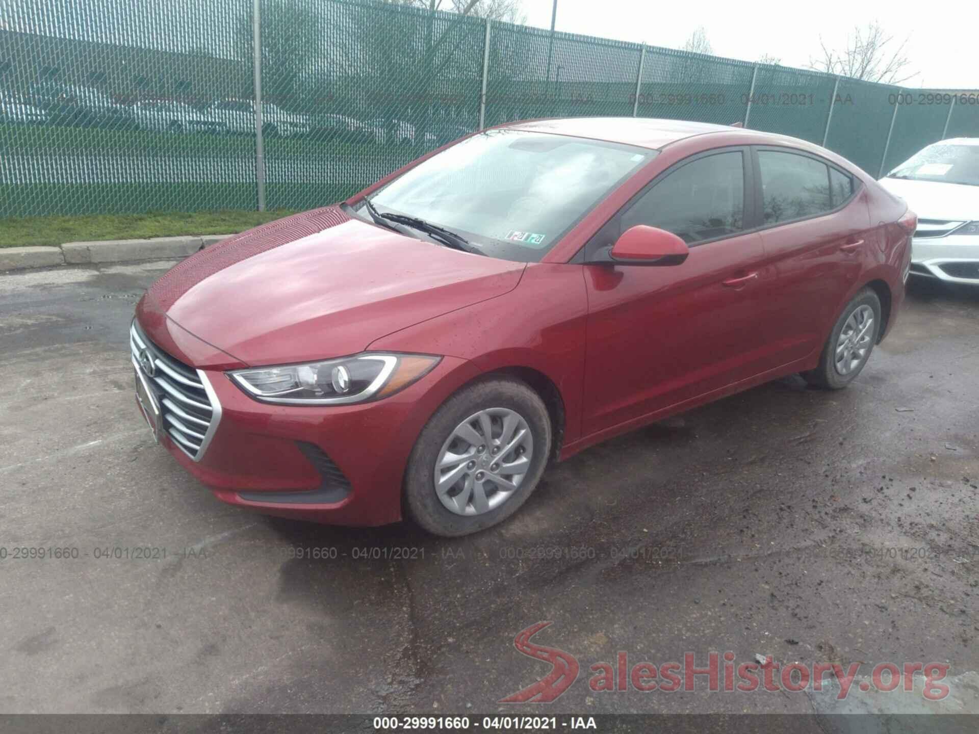 KMHD74LF6HU371751 2017 HYUNDAI ELANTRA