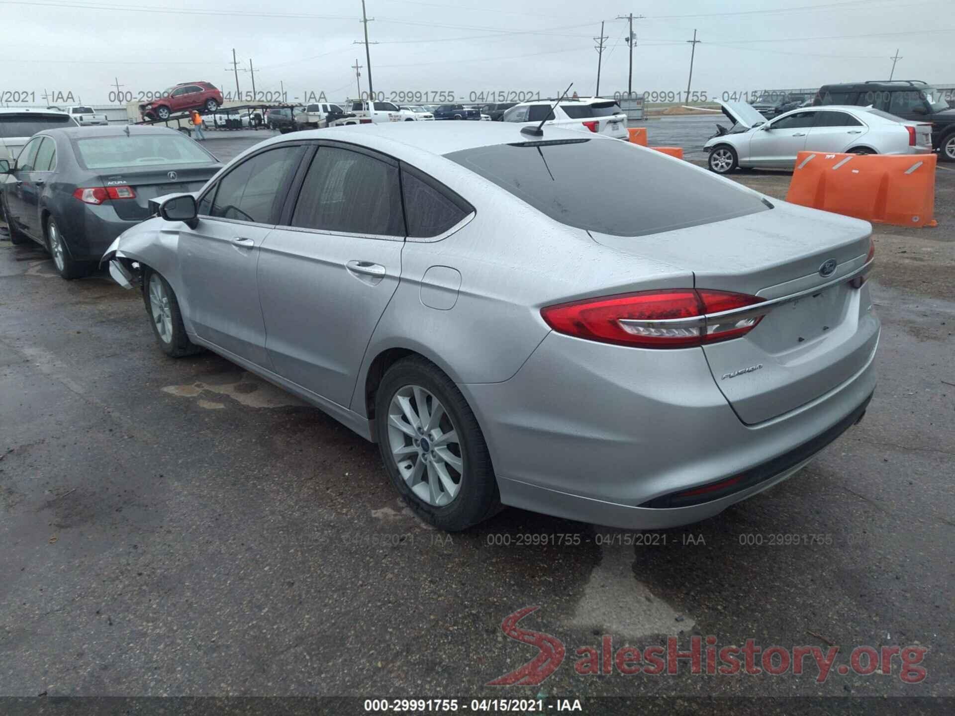 3FA6P0H72HR259291 2017 FORD FUSION