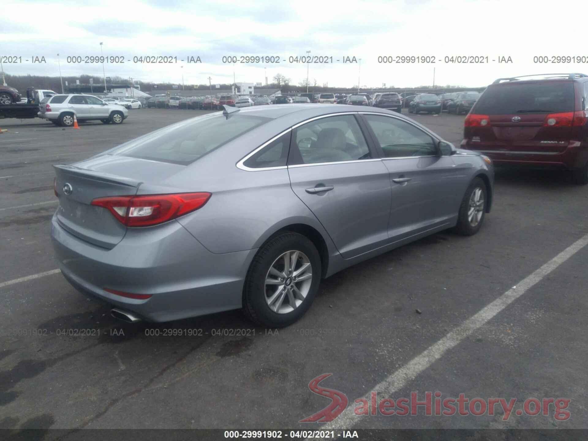 5NPE24AF3GH371614 2016 HYUNDAI SONATA