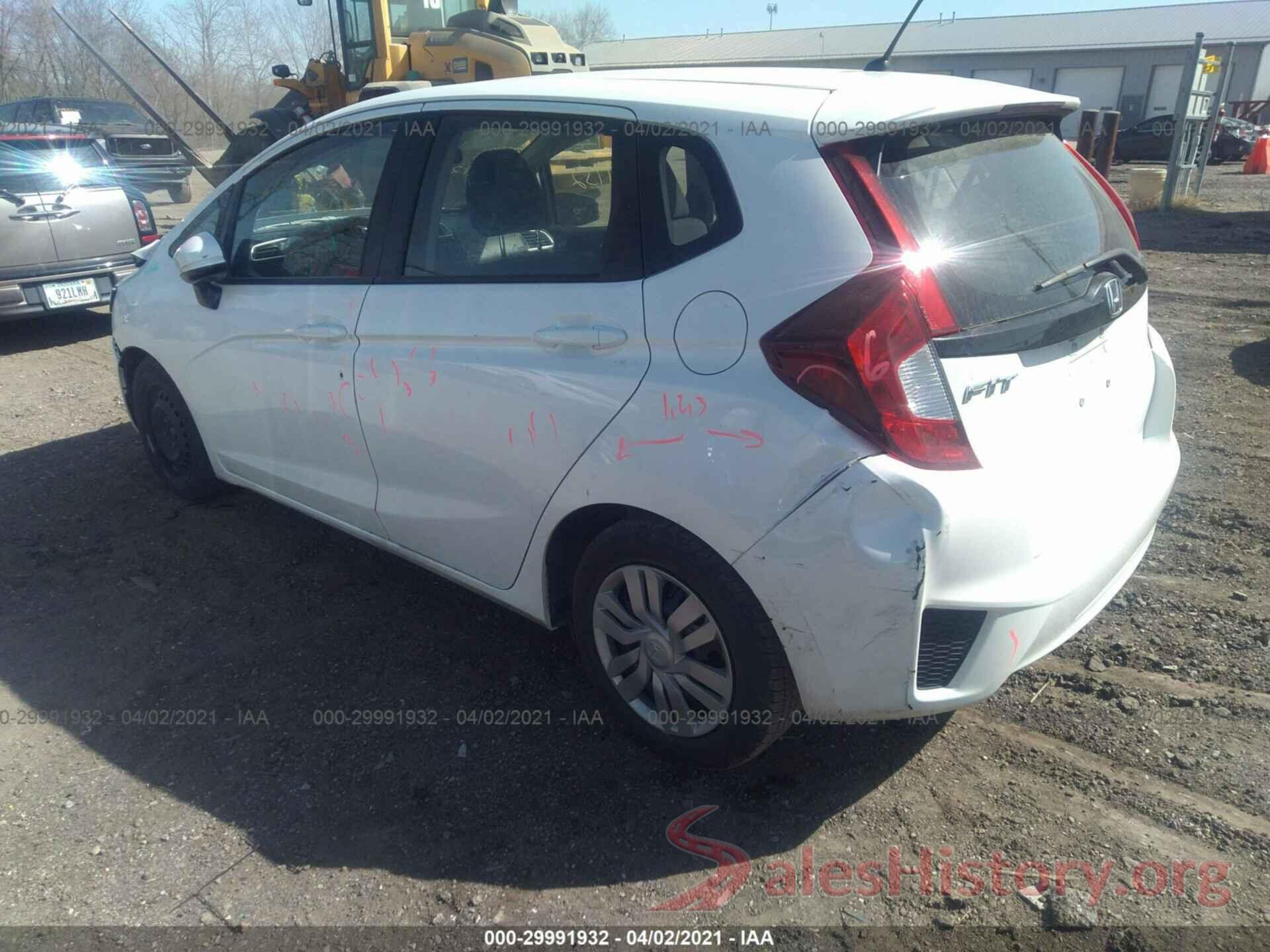 JHMGK5H5XGX031259 2016 HONDA FIT