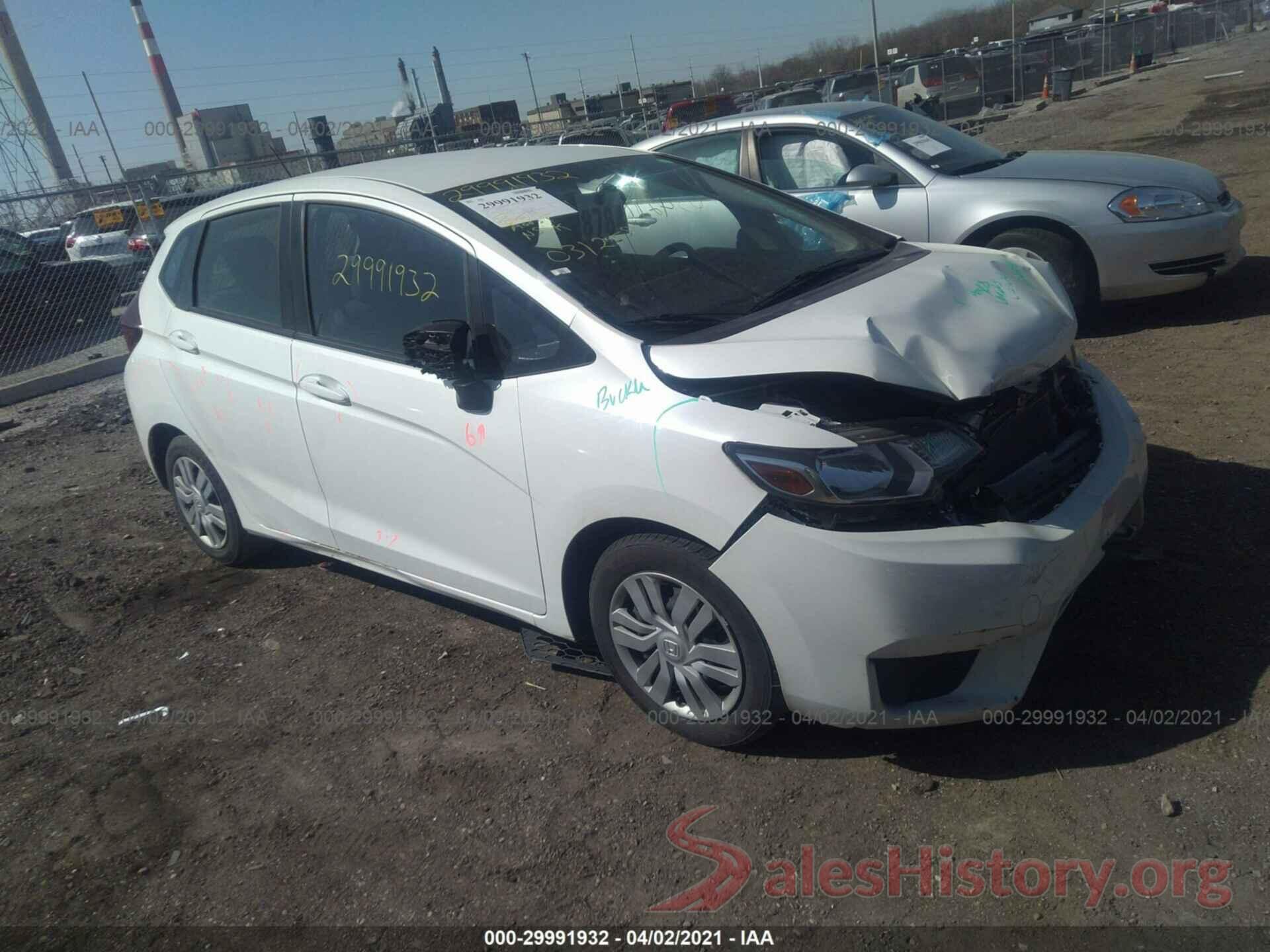 JHMGK5H5XGX031259 2016 HONDA FIT