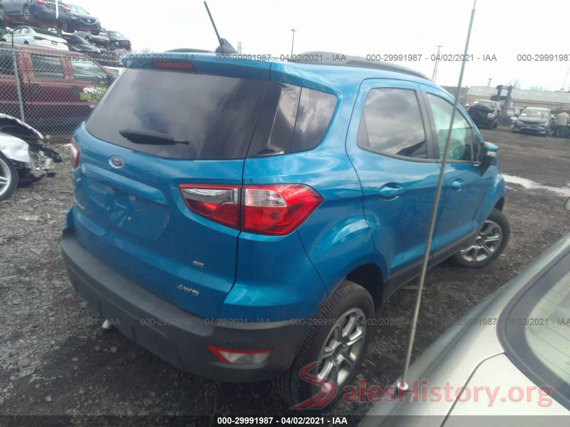 MAJ6S3GL9KC264038 2019 FORD ECOSPORT