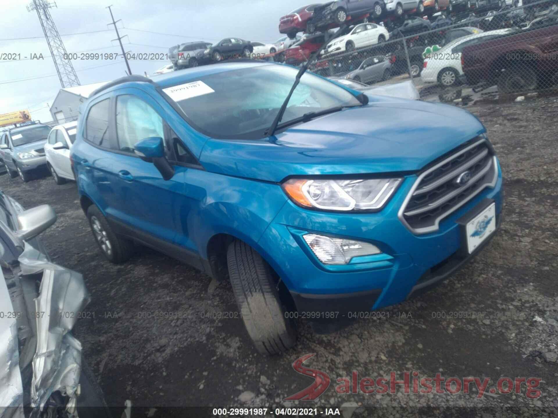 MAJ6S3GL9KC264038 2019 FORD ECOSPORT