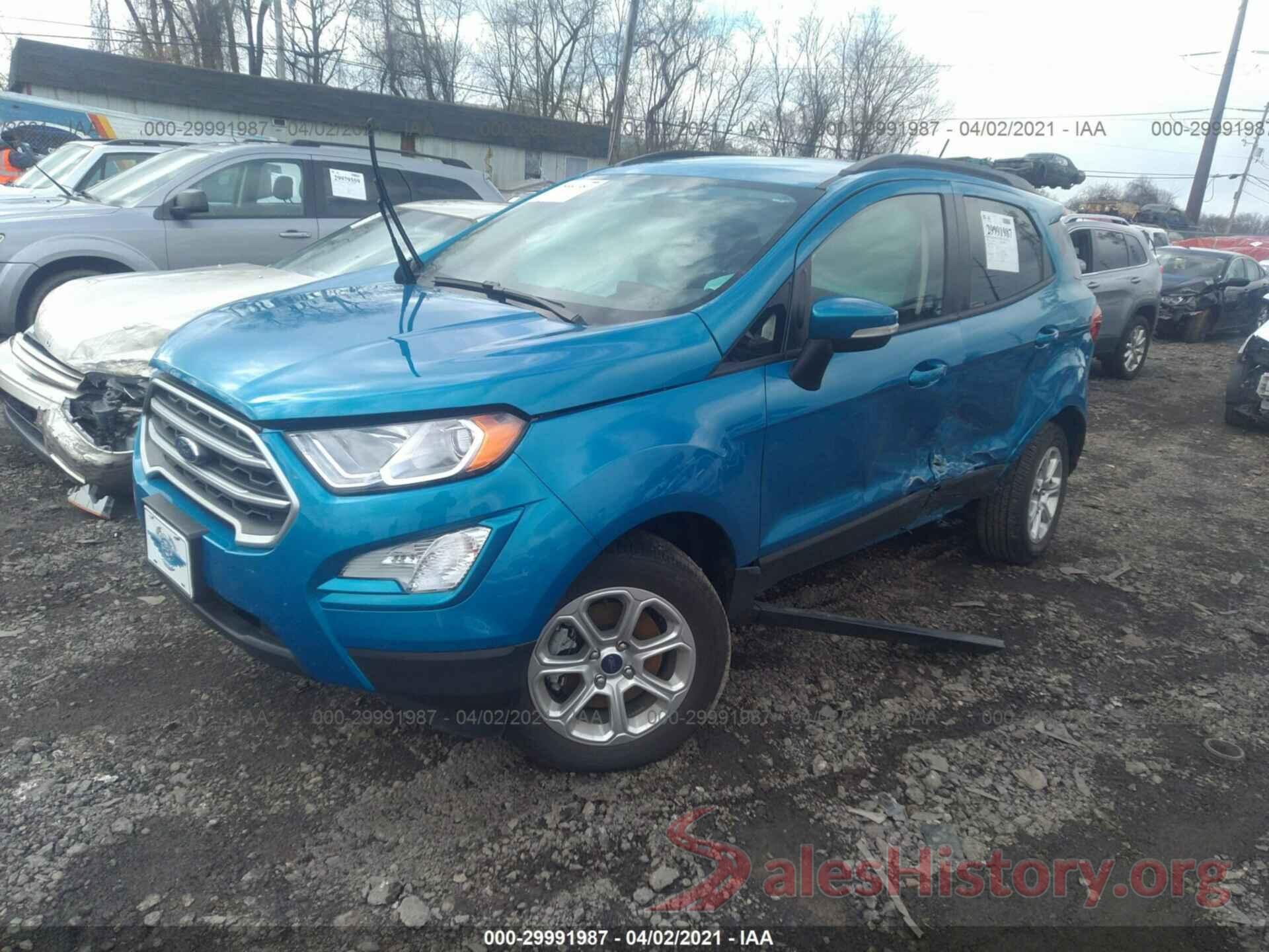 MAJ6S3GL9KC264038 2019 FORD ECOSPORT