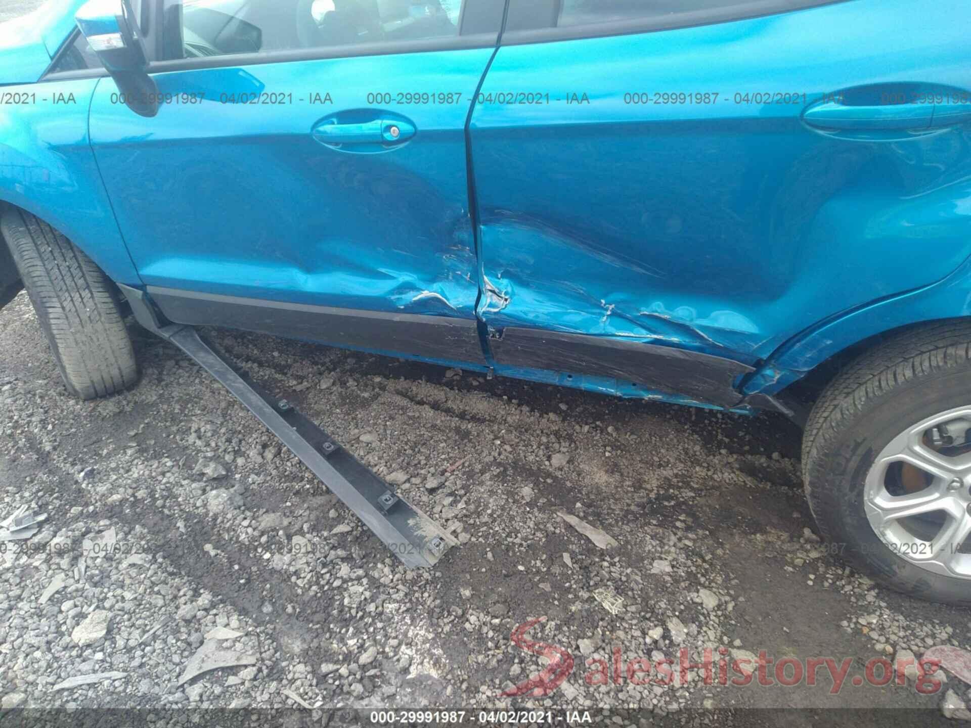 MAJ6S3GL9KC264038 2019 FORD ECOSPORT