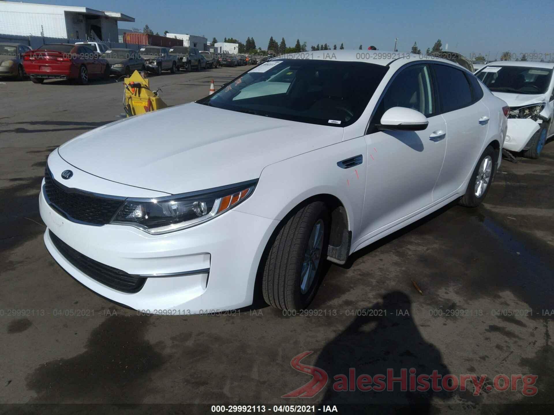 5XXGT4L30GG053745 2016 KIA OPTIMA