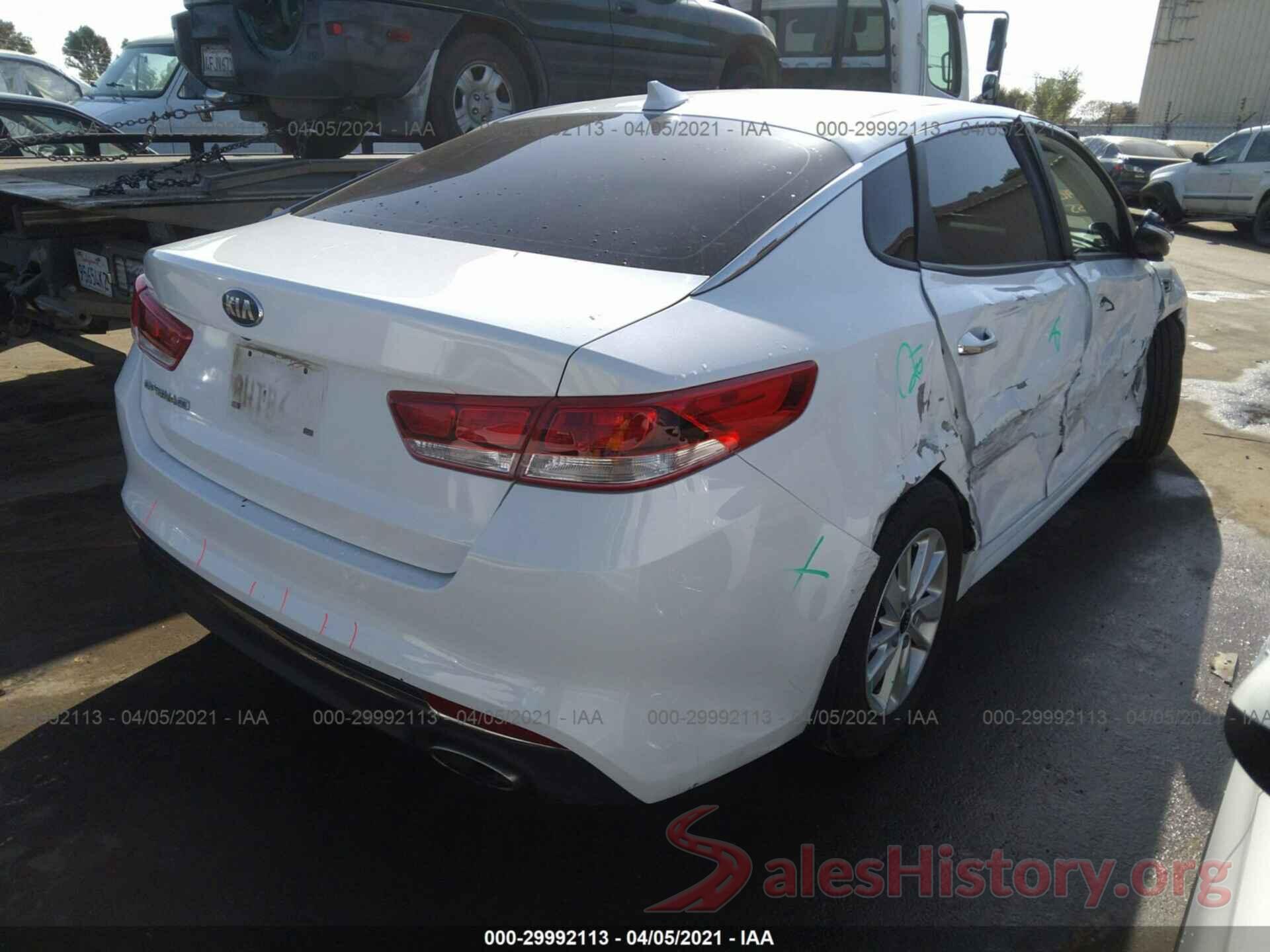 5XXGT4L30GG053745 2016 KIA OPTIMA