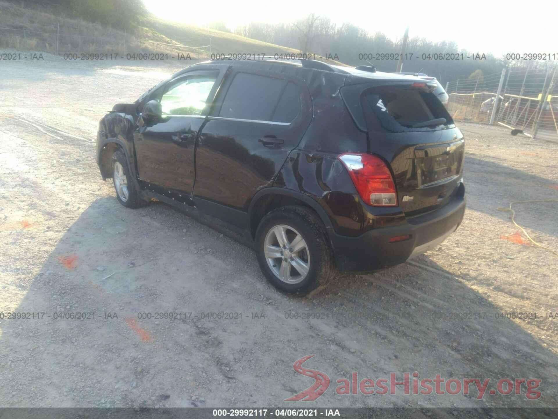 KL7CJPSB8GB644925 2016 CHEVROLET TRAX