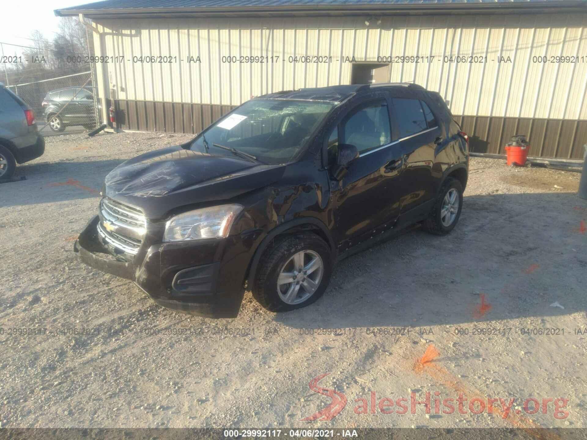 KL7CJPSB8GB644925 2016 CHEVROLET TRAX