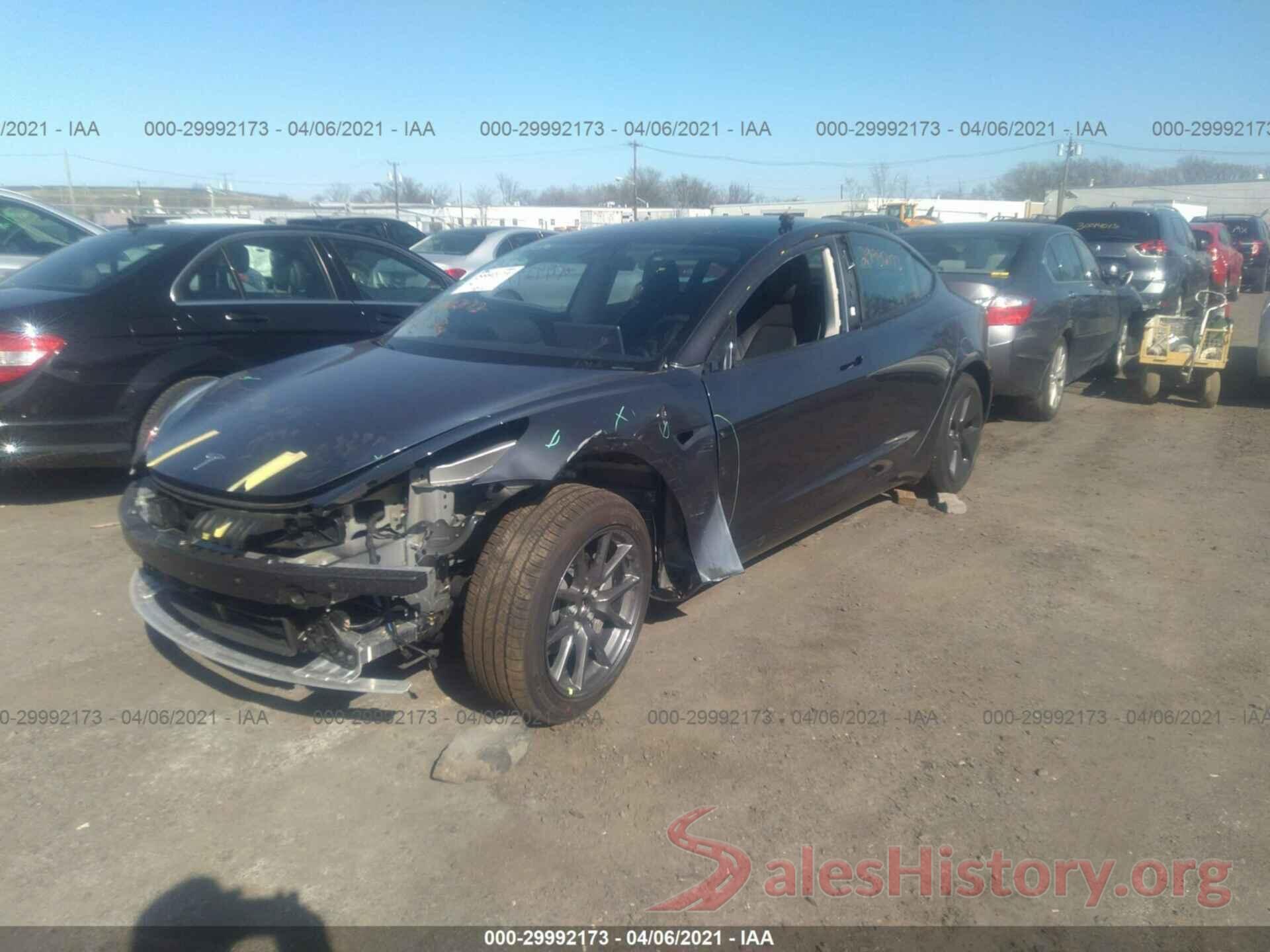 5YJ3E1EA1MF854038 2021 TESLA MODEL 3