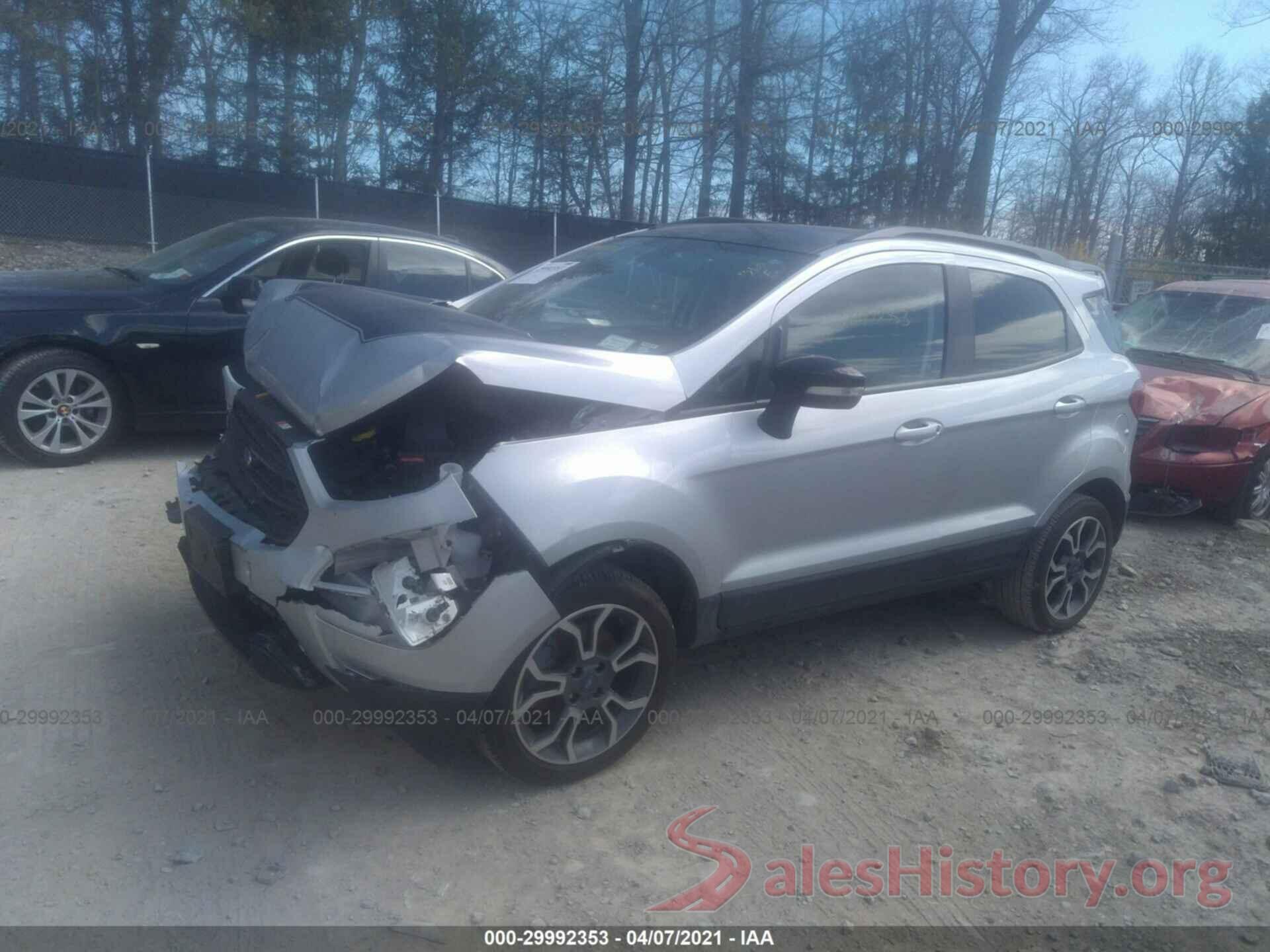 MAJ6S3JL7KC303282 2019 FORD ECOSPORT