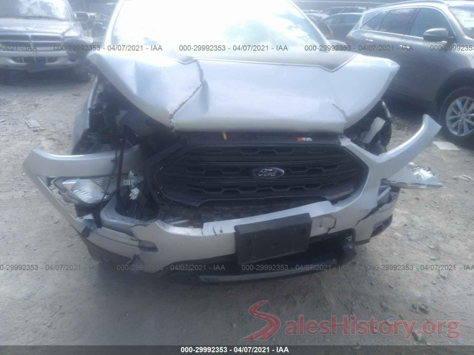 MAJ6S3JL7KC303282 2019 FORD ECOSPORT