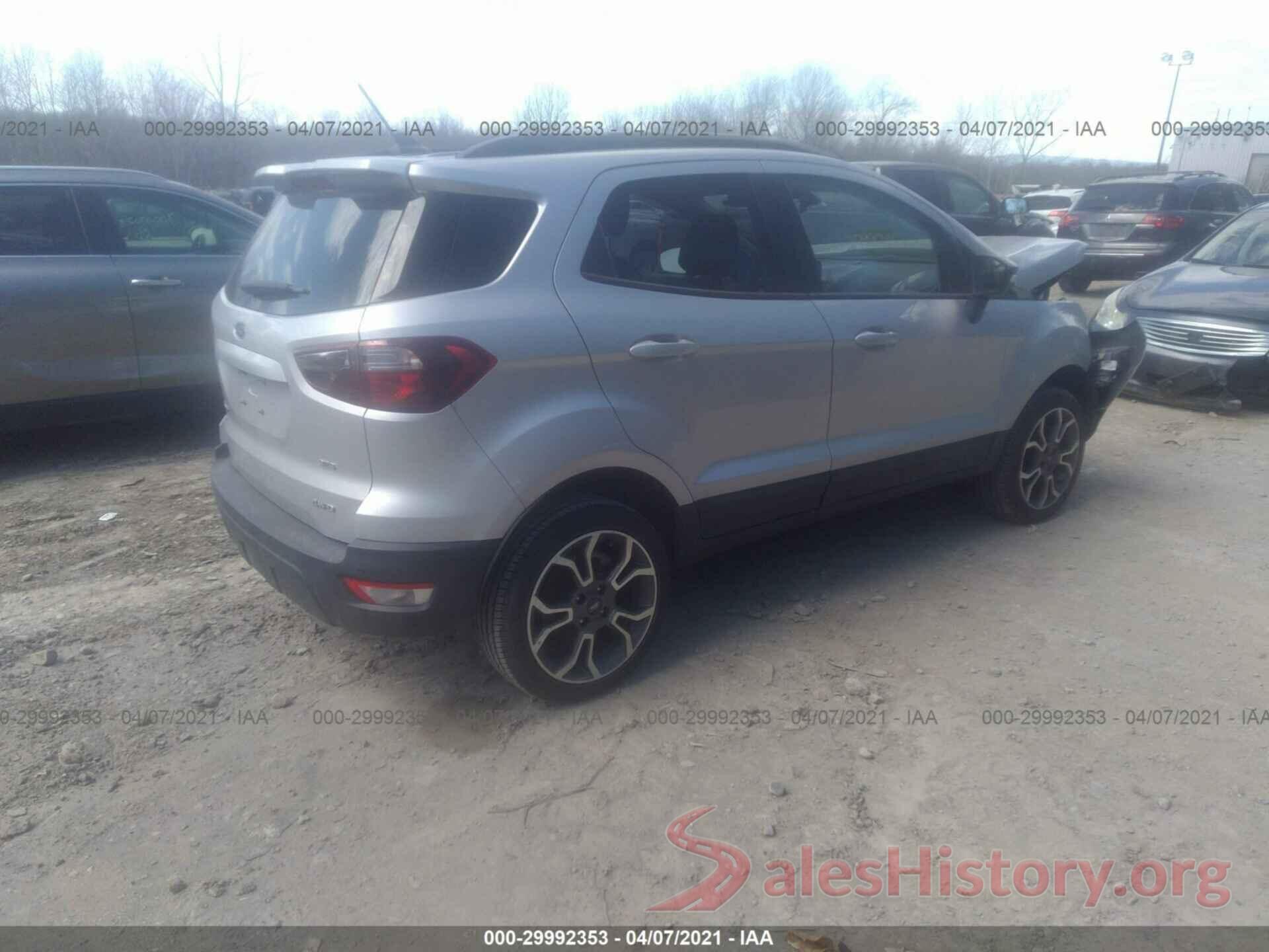 MAJ6S3JL7KC303282 2019 FORD ECOSPORT