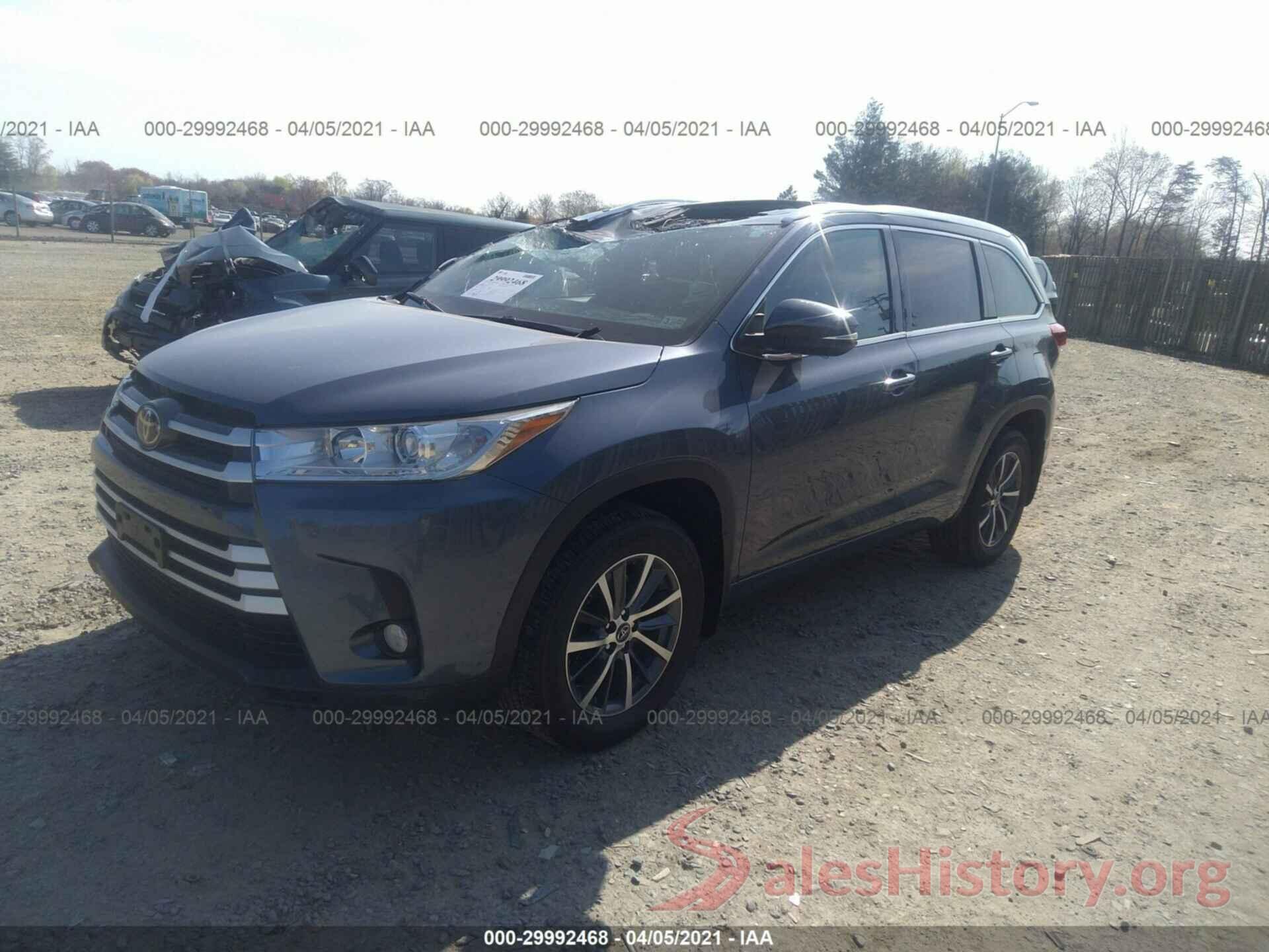 5TDJZRFH1HS393074 2017 TOYOTA HIGHLANDER