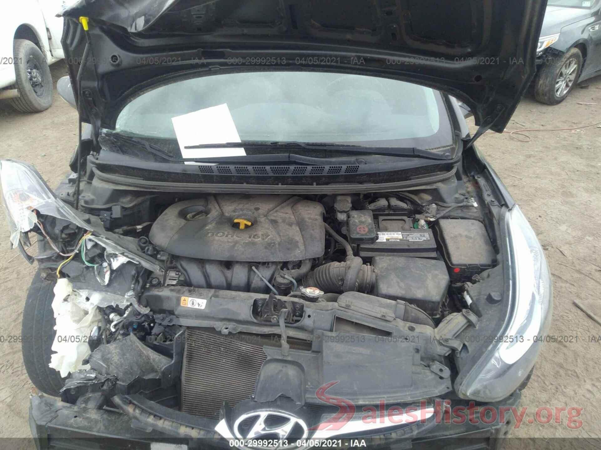 5NPDH4AE6GH674548 2016 HYUNDAI ELANTRA