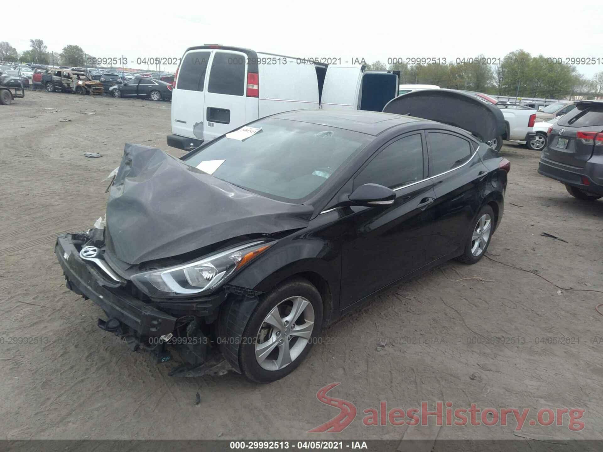 5NPDH4AE6GH674548 2016 HYUNDAI ELANTRA