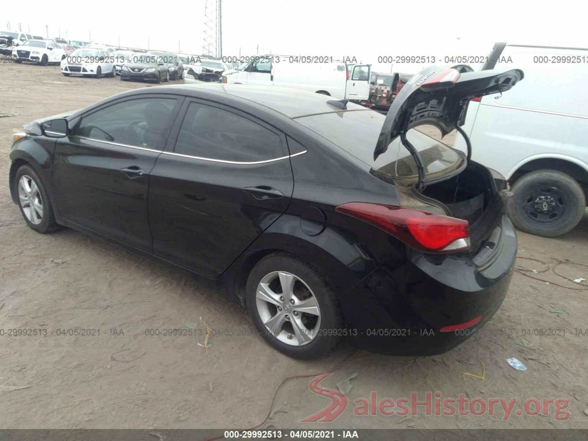 5NPDH4AE6GH674548 2016 HYUNDAI ELANTRA