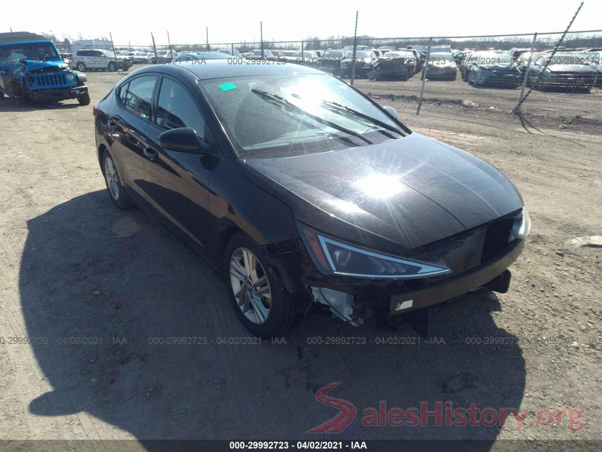 5NPD84LF4KH443338 2019 HYUNDAI ELANTRA