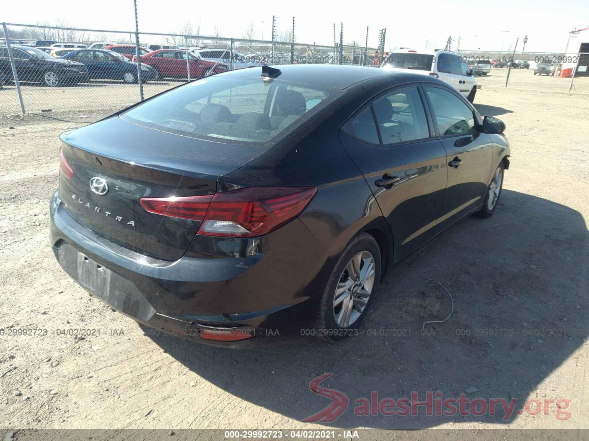 5NPD84LF4KH443338 2019 HYUNDAI ELANTRA