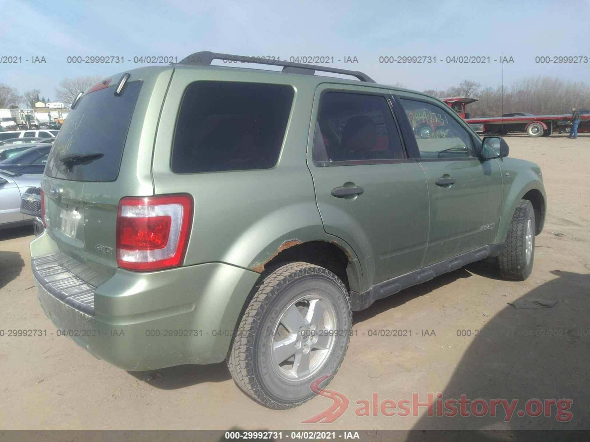 1N6AD0ER8JN755916 2008 FORD ESCAPE