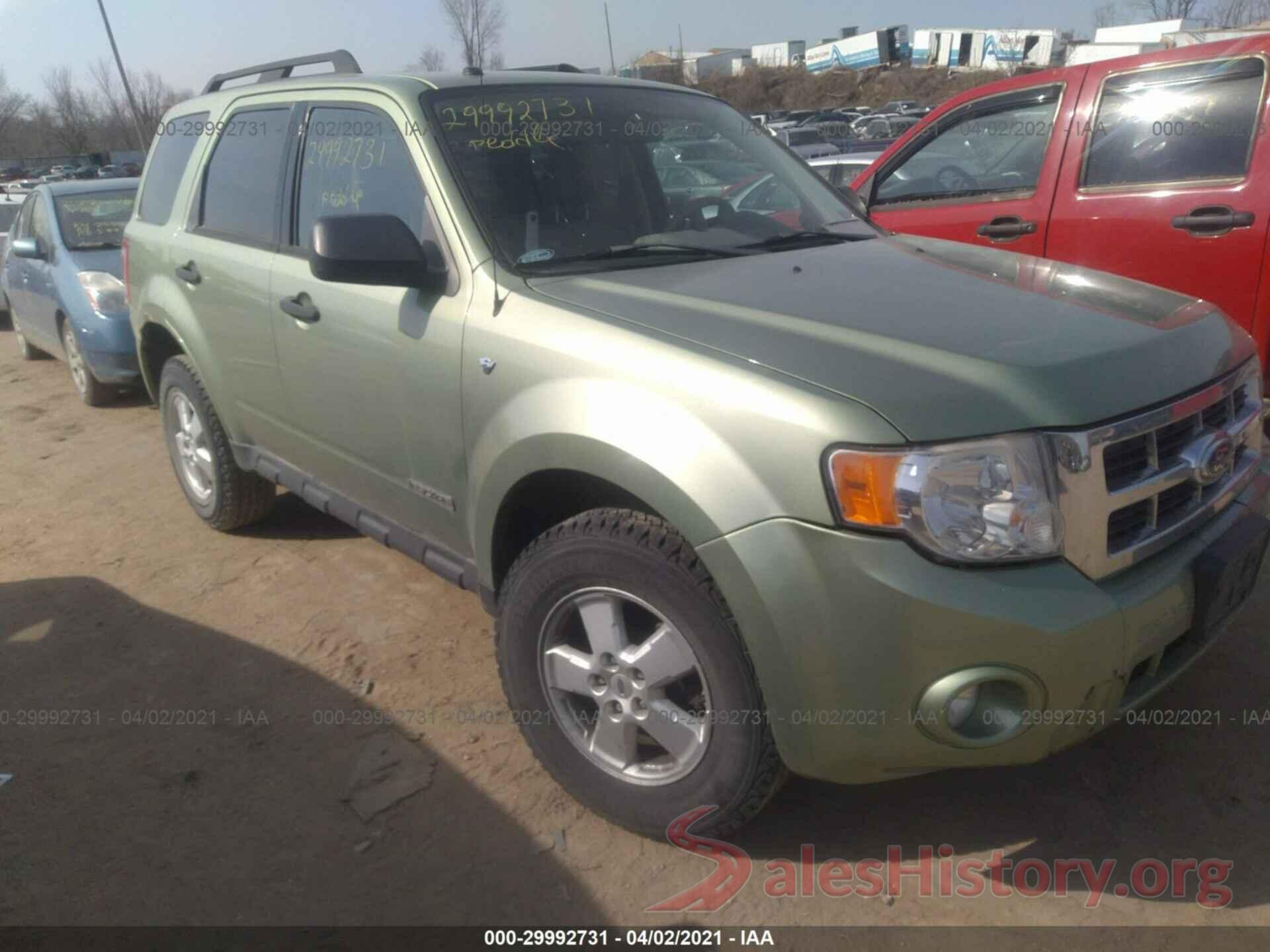 1N6AD0ER8JN755916 2008 FORD ESCAPE