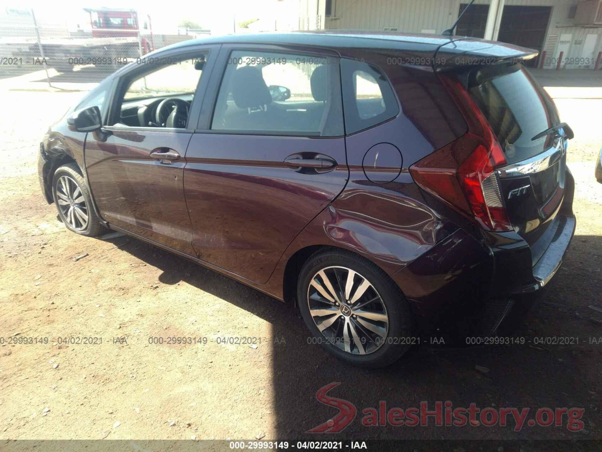 JHMGK5H7XGX039685 2016 HONDA FIT