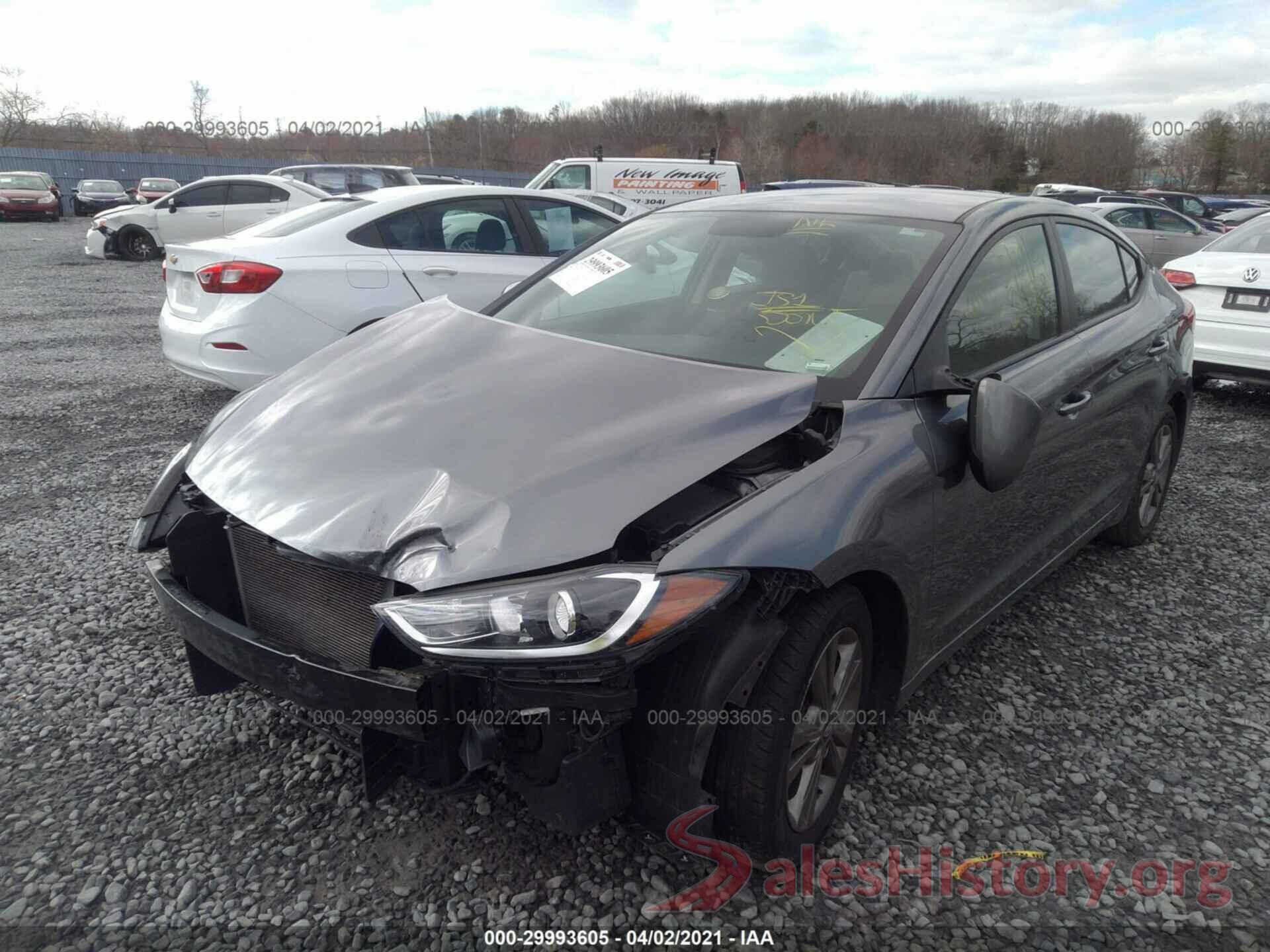 5NPD84LF7JH307607 2018 HYUNDAI ELANTRA