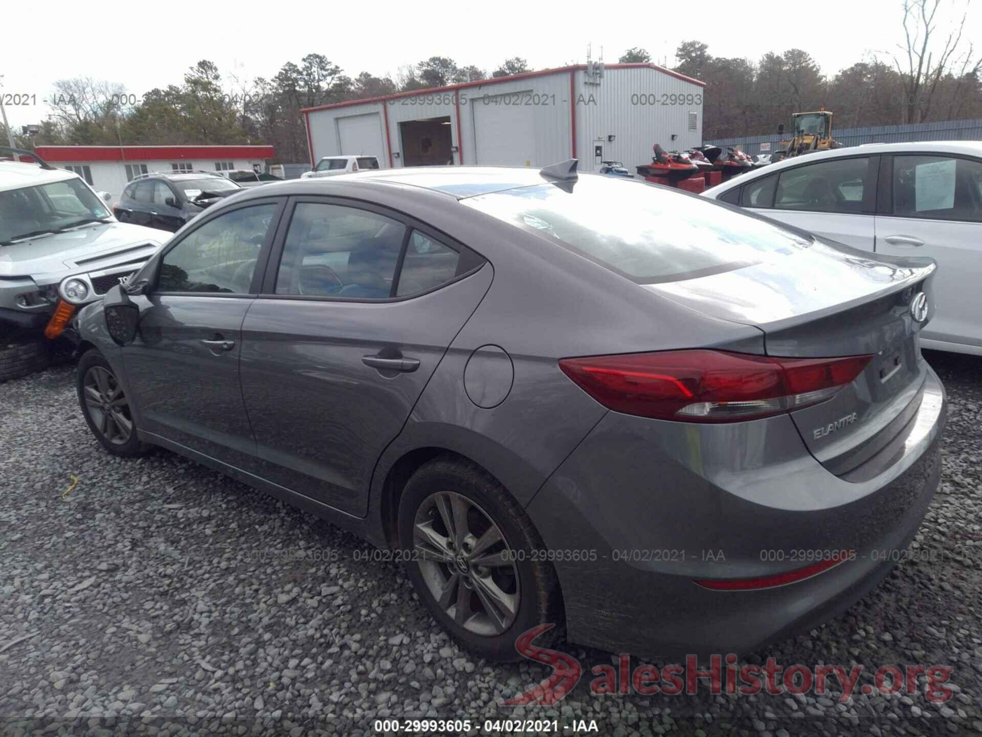 5NPD84LF7JH307607 2018 HYUNDAI ELANTRA