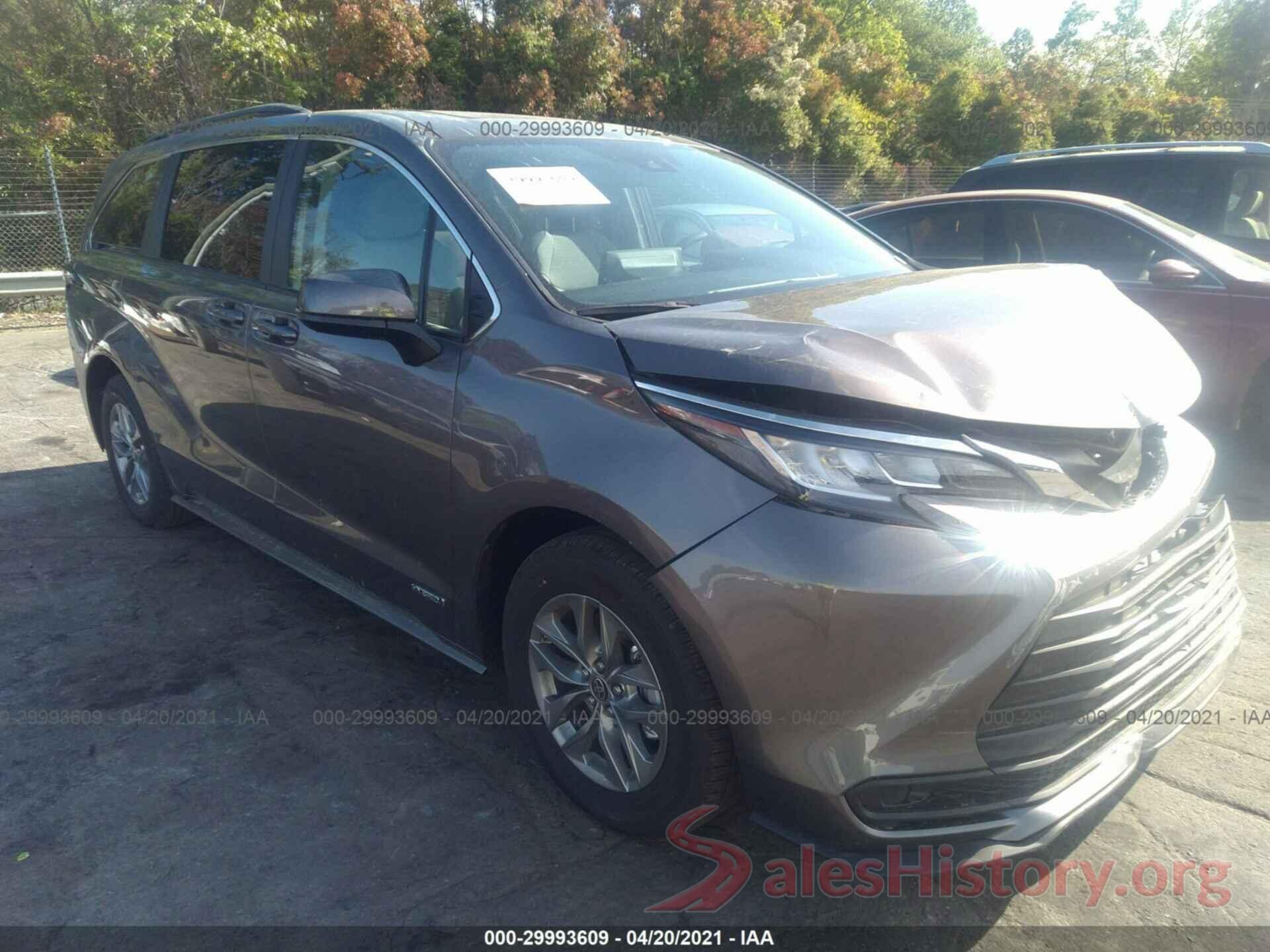 5TDBSKFC4MS014177 2021 TOYOTA SIENNA