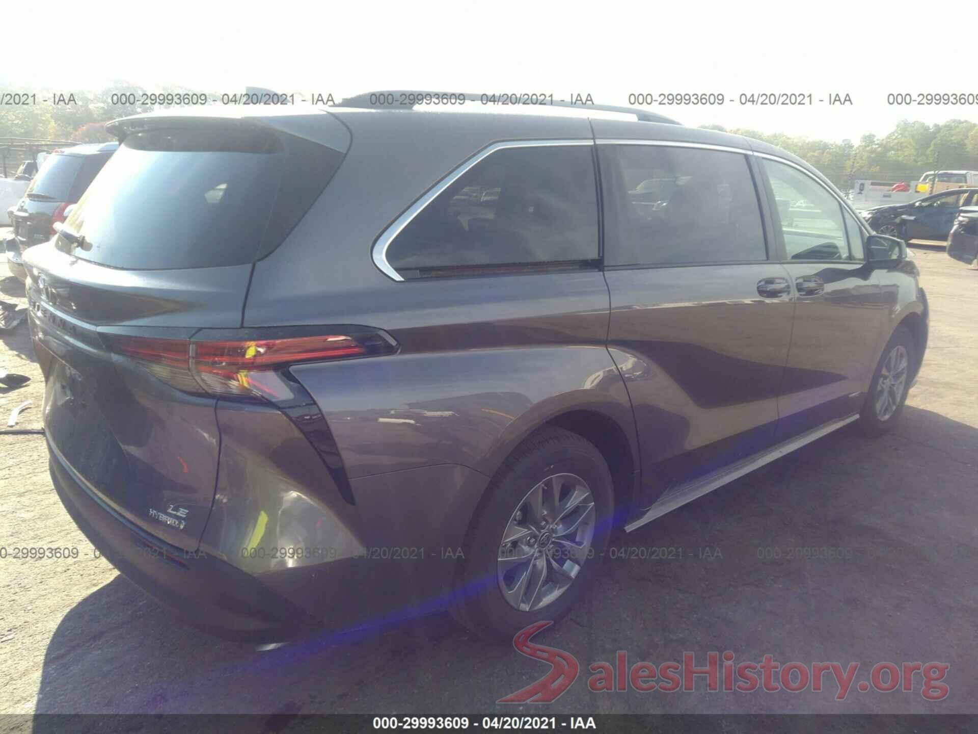 5TDBSKFC4MS014177 2021 TOYOTA SIENNA