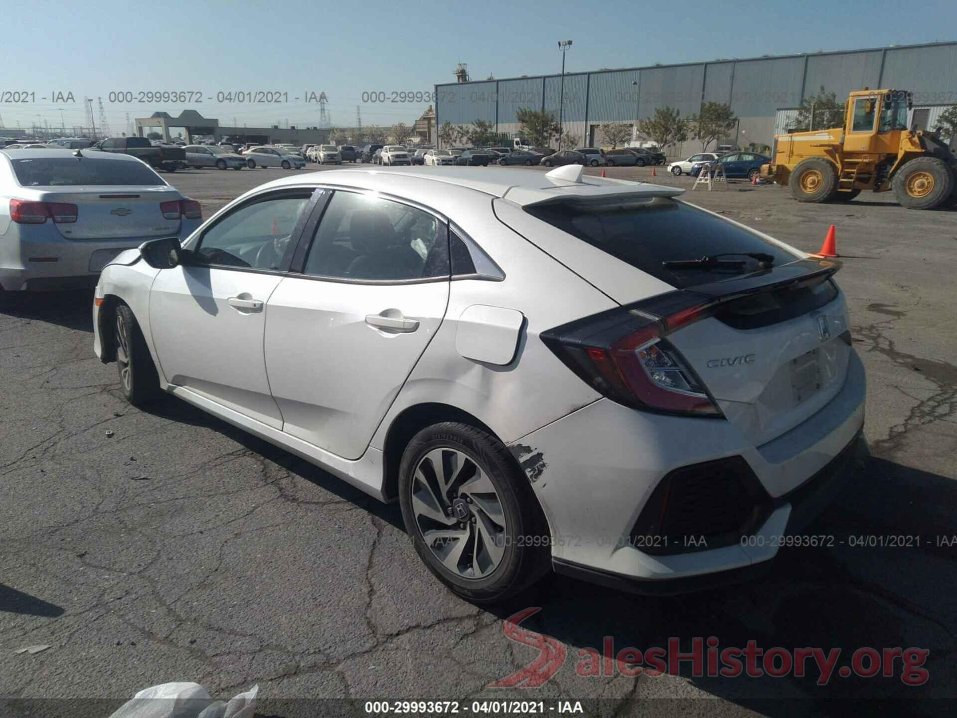 SHHFK7H21JU410164 2018 HONDA CIVIC HATCHBACK