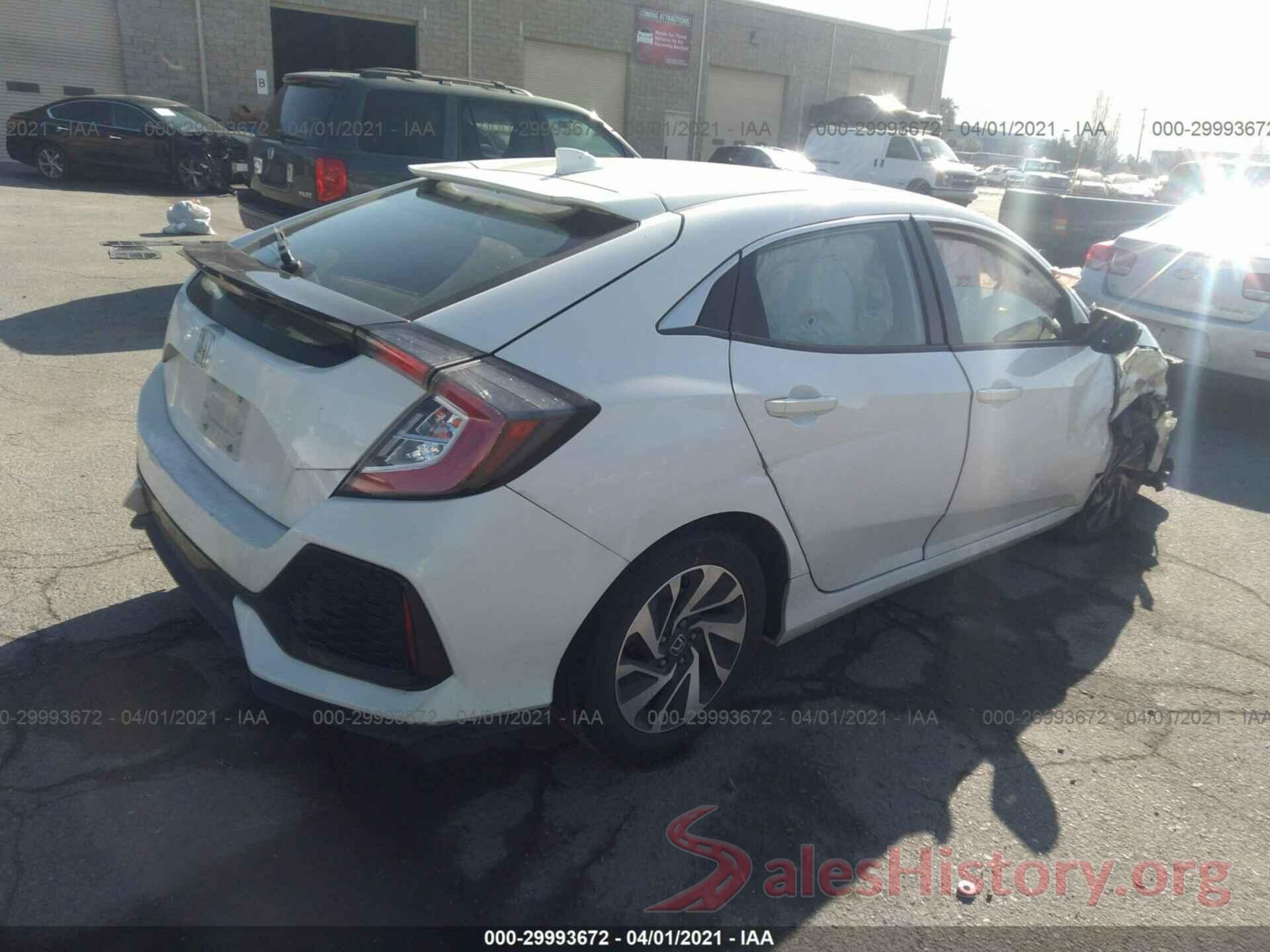 SHHFK7H21JU410164 2018 HONDA CIVIC HATCHBACK