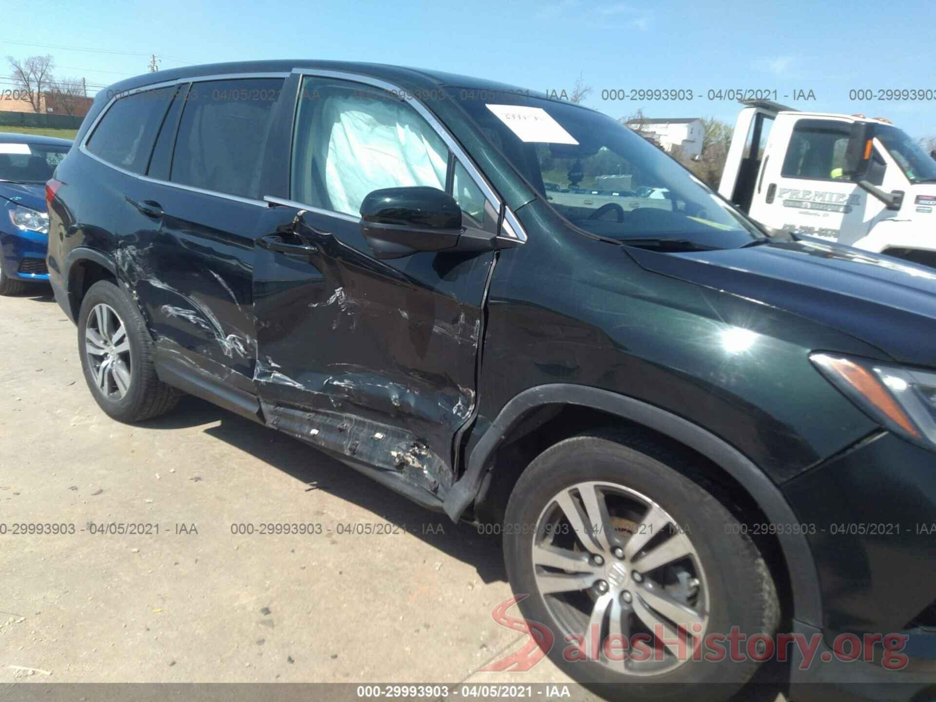 5FNYF6H57GB110589 2016 HONDA PILOT