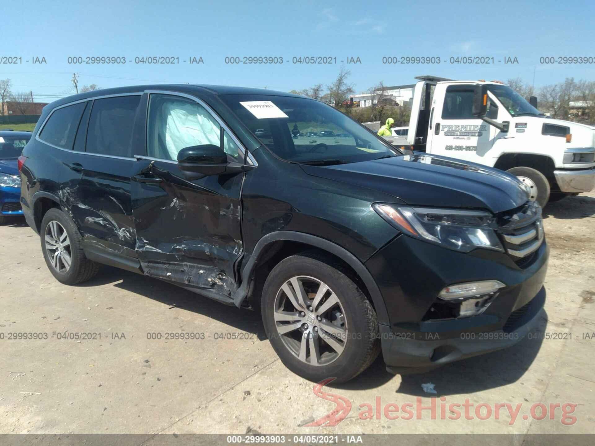 5FNYF6H57GB110589 2016 HONDA PILOT