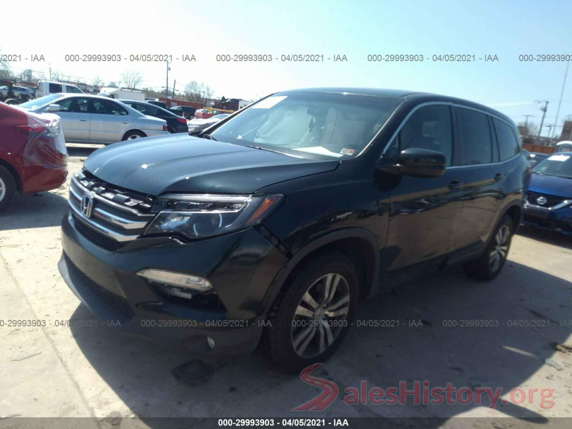 5FNYF6H57GB110589 2016 HONDA PILOT