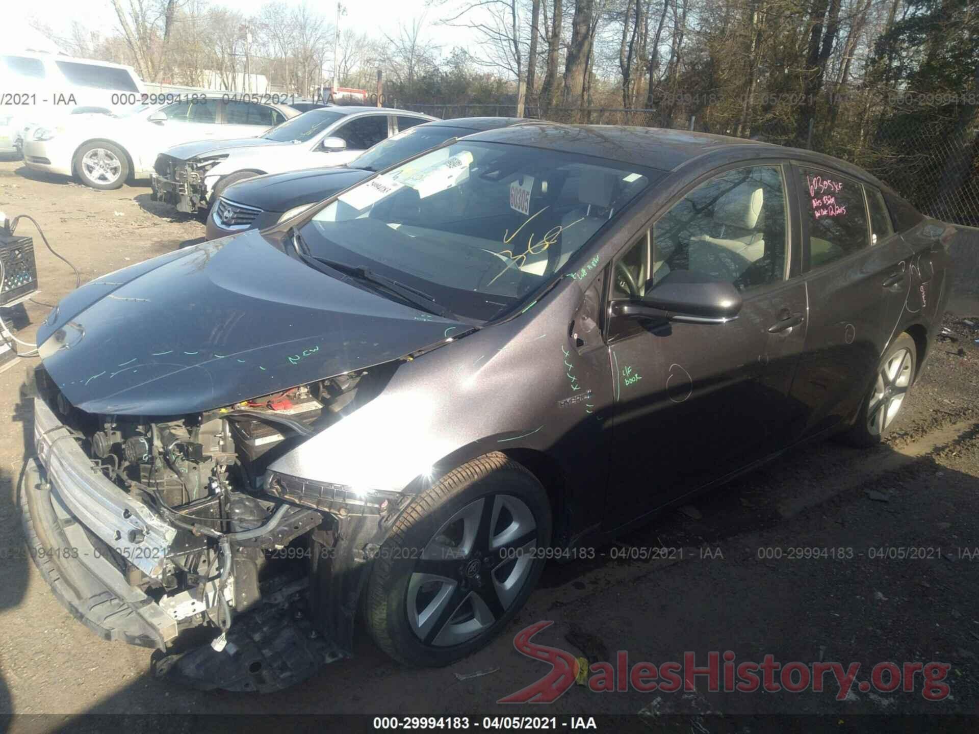 JTDKARFU3G3002239 2016 TOYOTA PRIUS