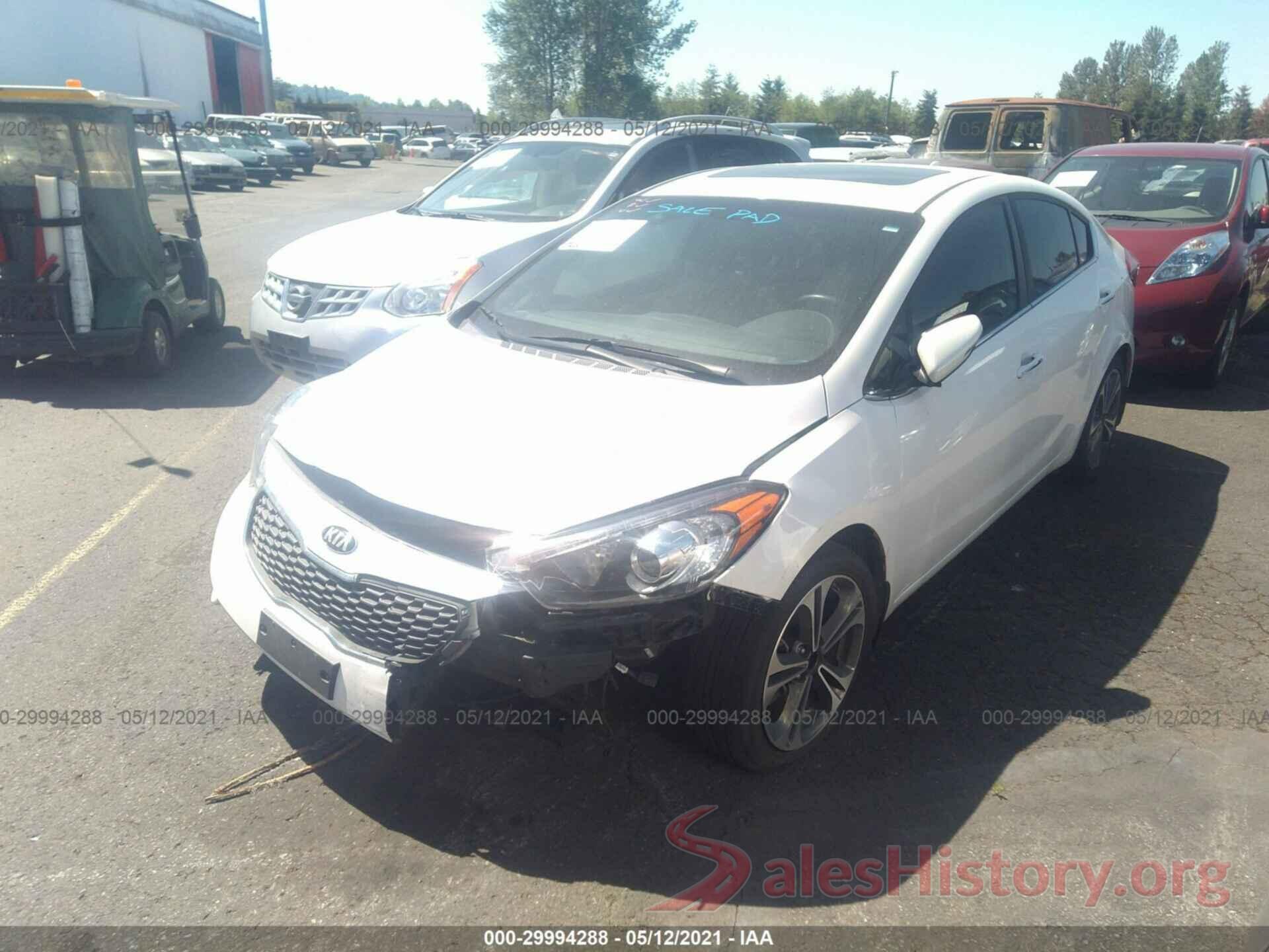 KNAFZ4A82G5528032 2016 KIA FORTE