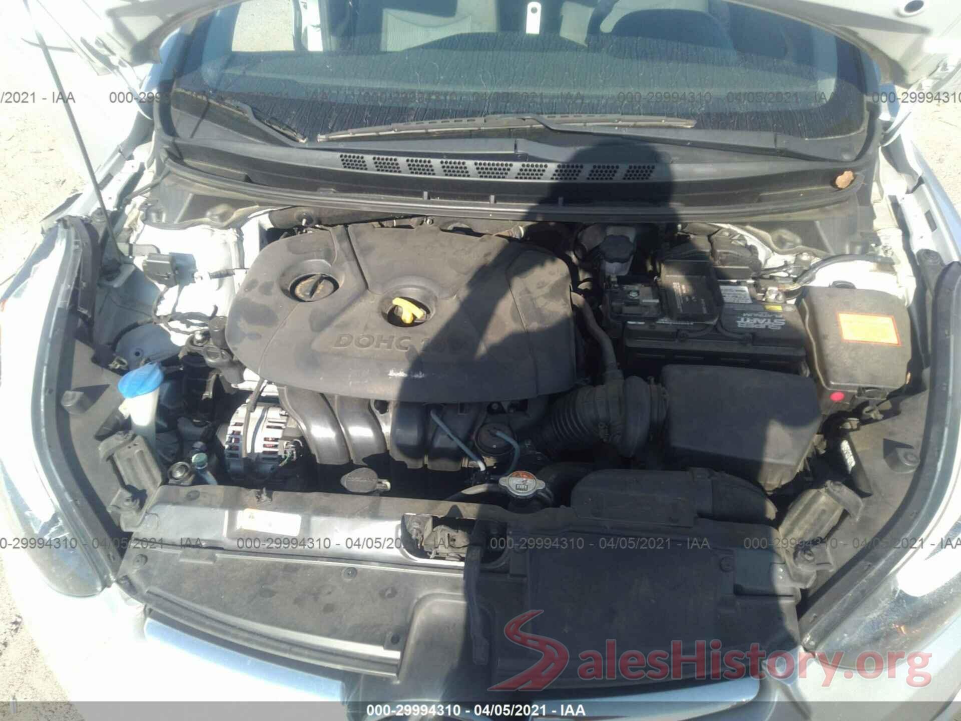 5NPDH4AE3GH694689 2016 HYUNDAI ELANTRA