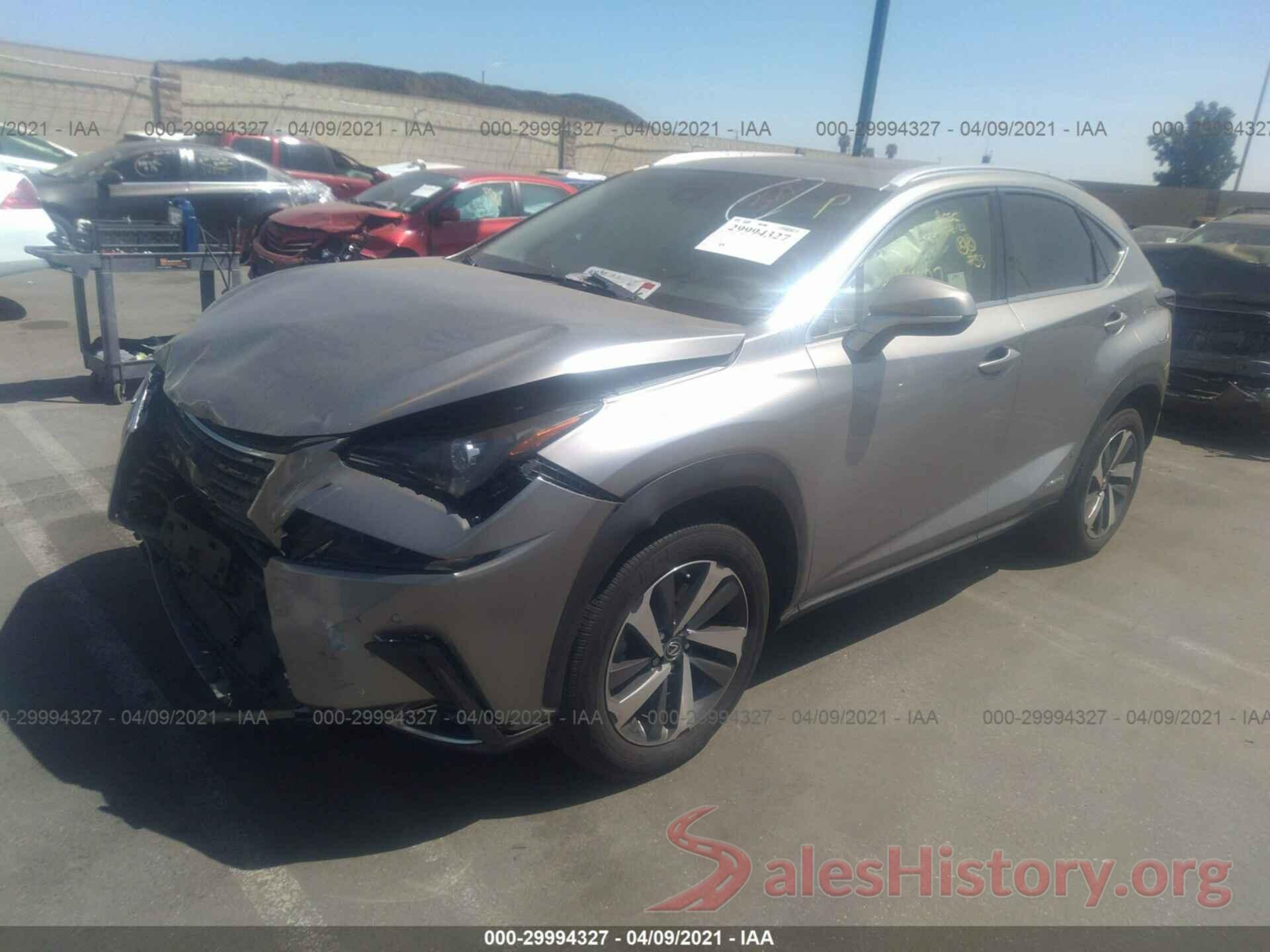 JTJBJRBZ6K2100145 2019 LEXUS NX