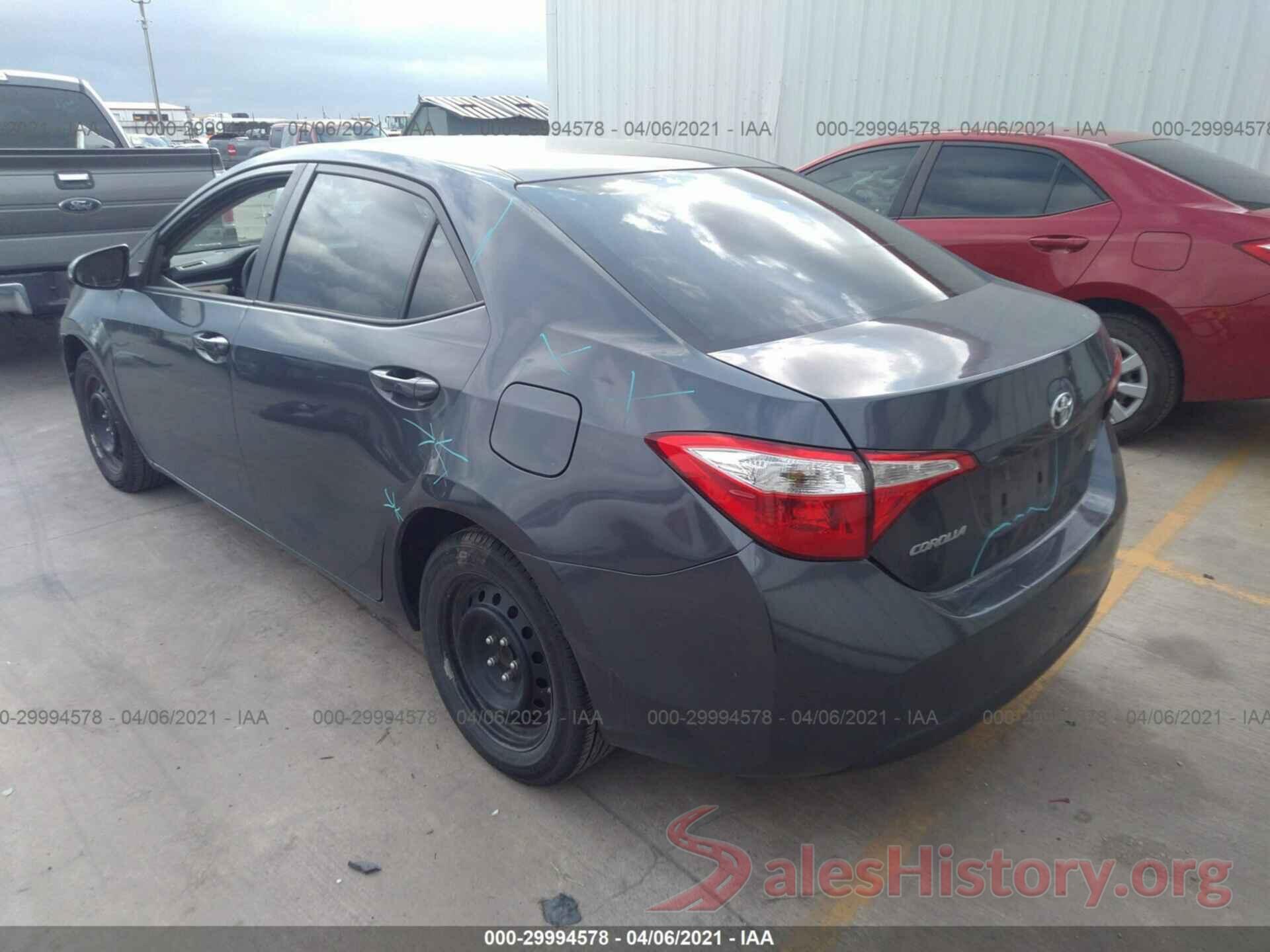 5YFBURHE0GP385450 2016 TOYOTA COROLLA